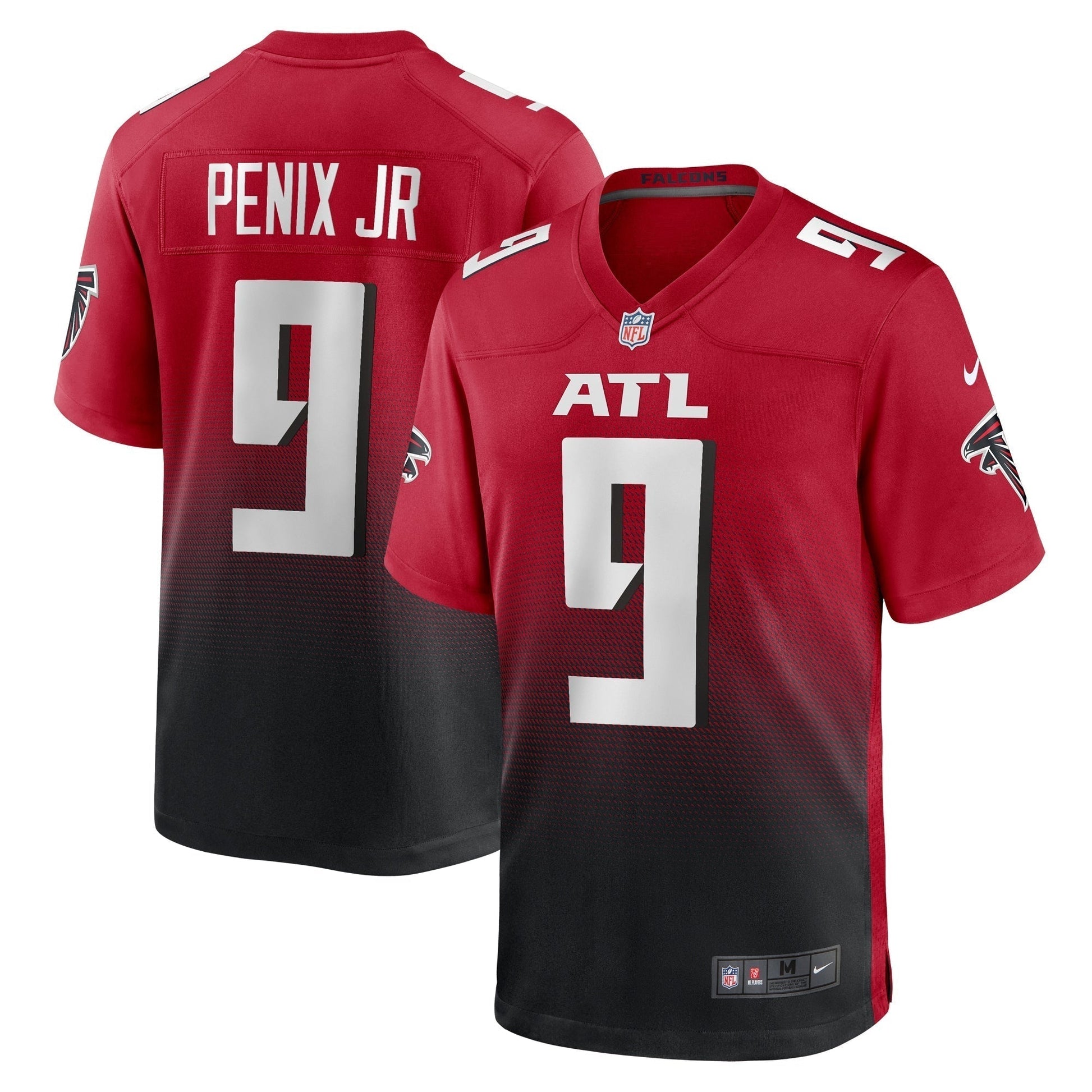 Michael Penix Jr. Atlanta Falcons Nike Alternate Game Jersey - Red football jersey product view 1