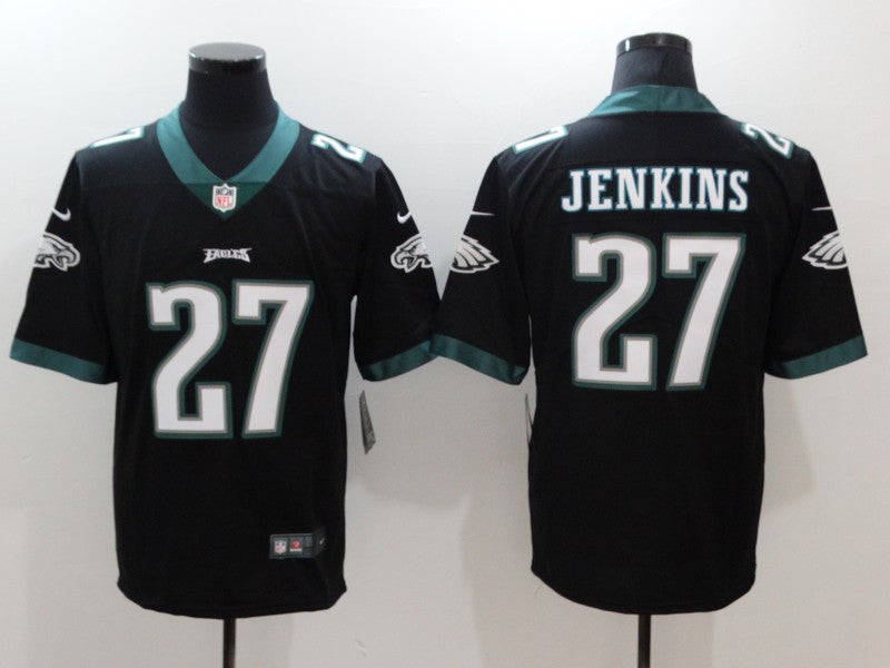 Men's Philadelphia Eagles Malcom Jenkins #27 Black Game Jersey1 football jersey product view 1