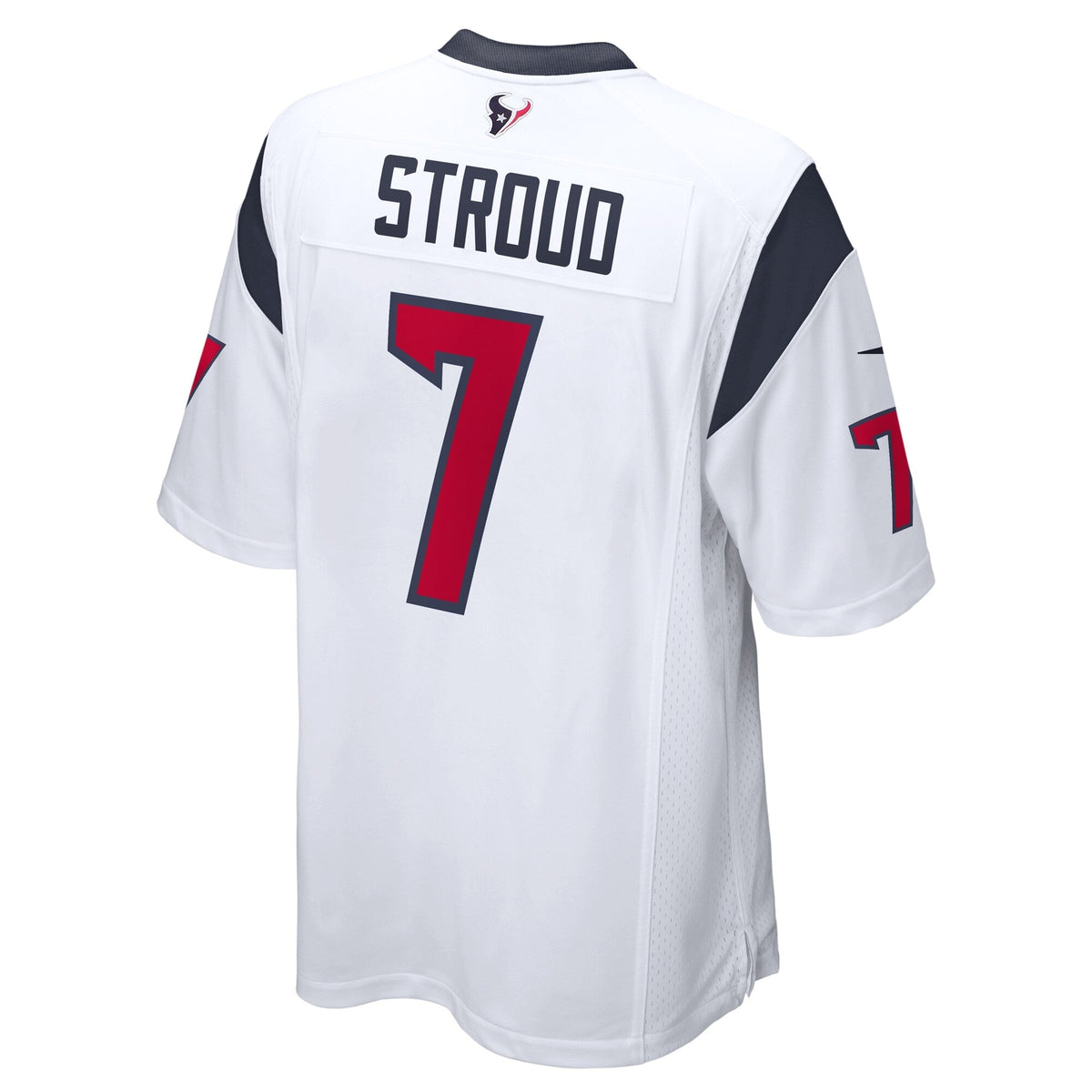 CJ Stroud Houston Texans Nike 2023 NFL Draft First Round Pick Game Jersey - White football jersey product view 3