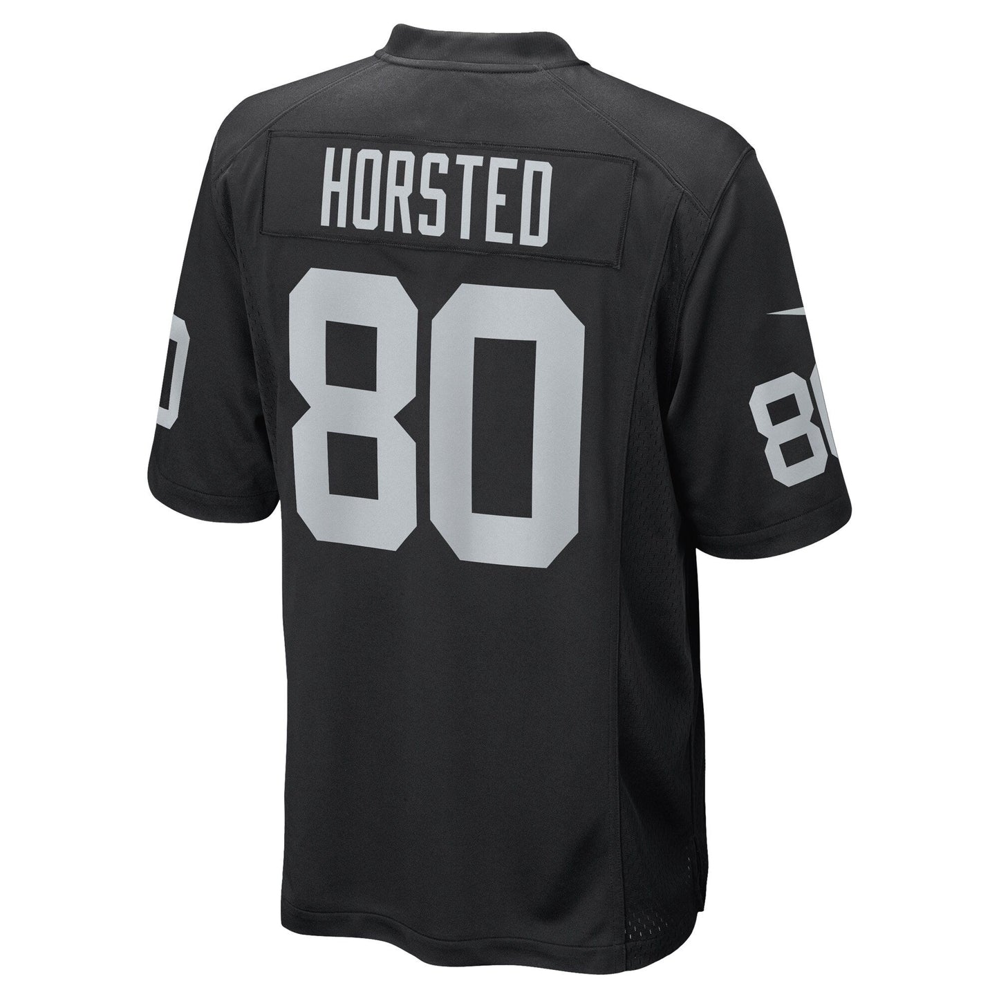 Jesper Horsted Las Vegas Raiders Nike Game Jersey - Black football jersey product view 3