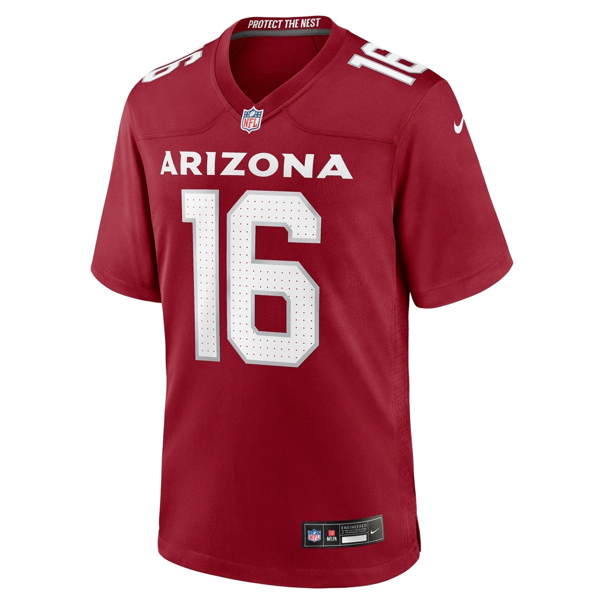 Max Melton Arizona Cardinals Nike Team Game Jersey - Cardinal football jersey product view 2
