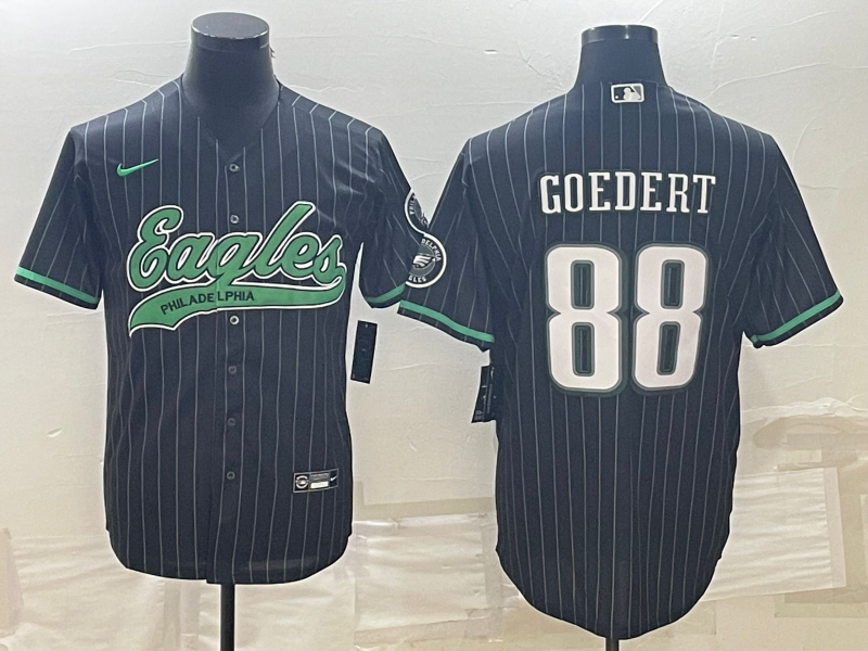 Men's Philadelphia Eagles Dallas Goedert #88 Black Player Jersey1 Joint Edition football jersey product view 1