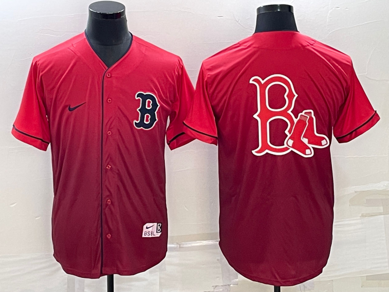 Men's Boston Red Sox Red Replica Team Jersey1 baseball jersey product view 1