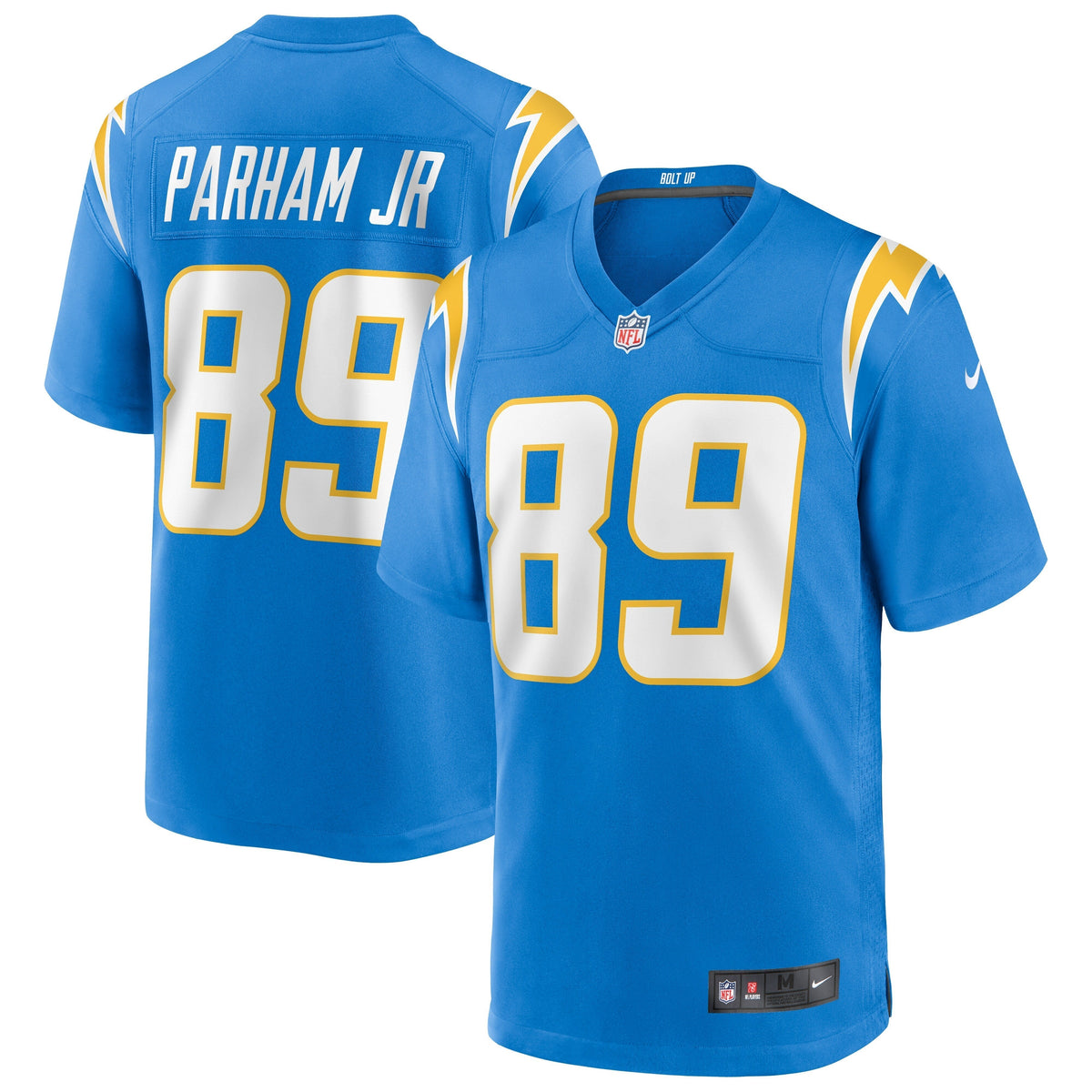 Donald Parham Jr. Los Angeles Chargers Nike Game Jersey - Powder Blue football jersey product view 1