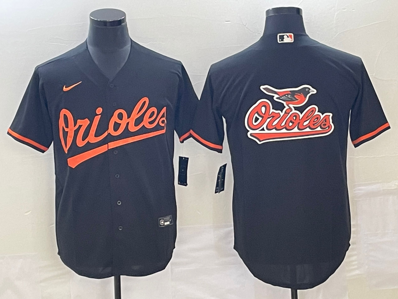 Men's Baltimore Orioles Black Alternate Replica Team Jersey1 baseball jersey product view 1