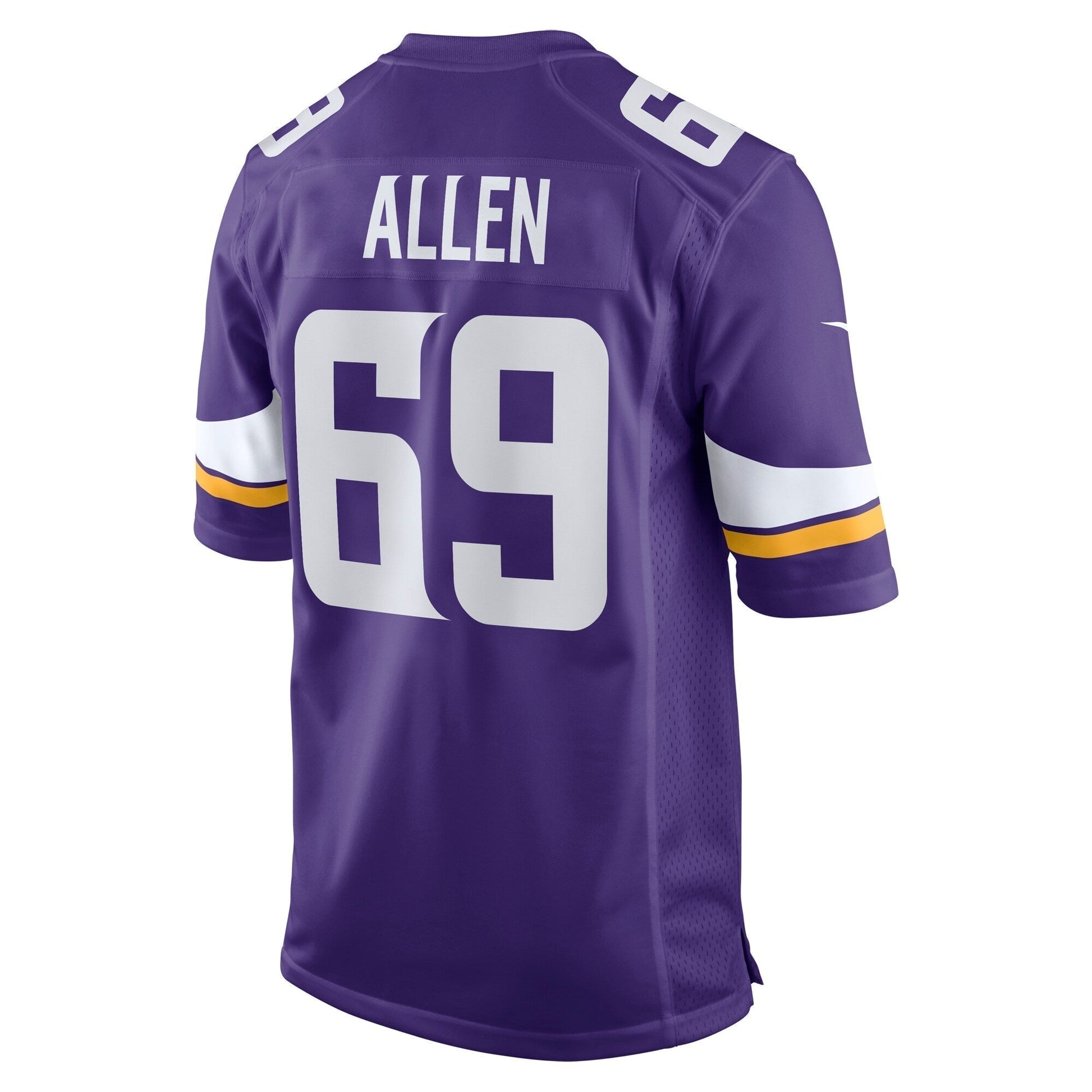 Jared Allen Minnesota Vikings Nike Retired Game Jersey - Purple football jersey product view 3