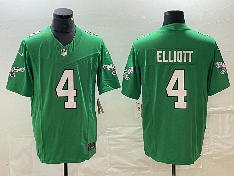 Men's Philadelphia Eagles Jake Elliott #4 Kelly Green Game Jersey1 football jersey product view 1