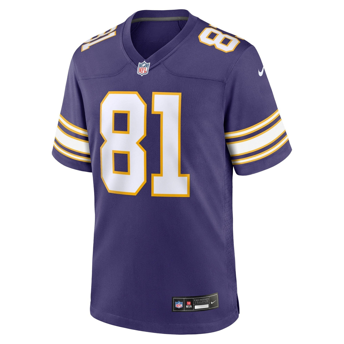 Carl Eller Minnesota Vikings Nike Classic Retired Jersey - Purple football jersey product view 2