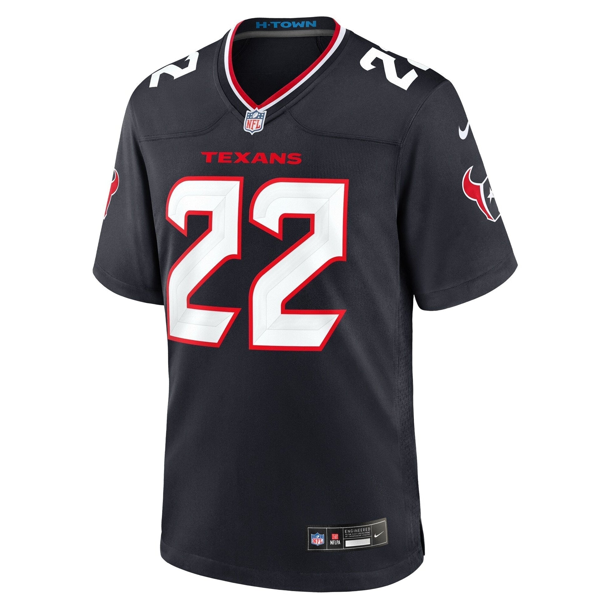 Jacob Phillips Houston Texans Nike Game Jersey - Navy football jersey product view 2