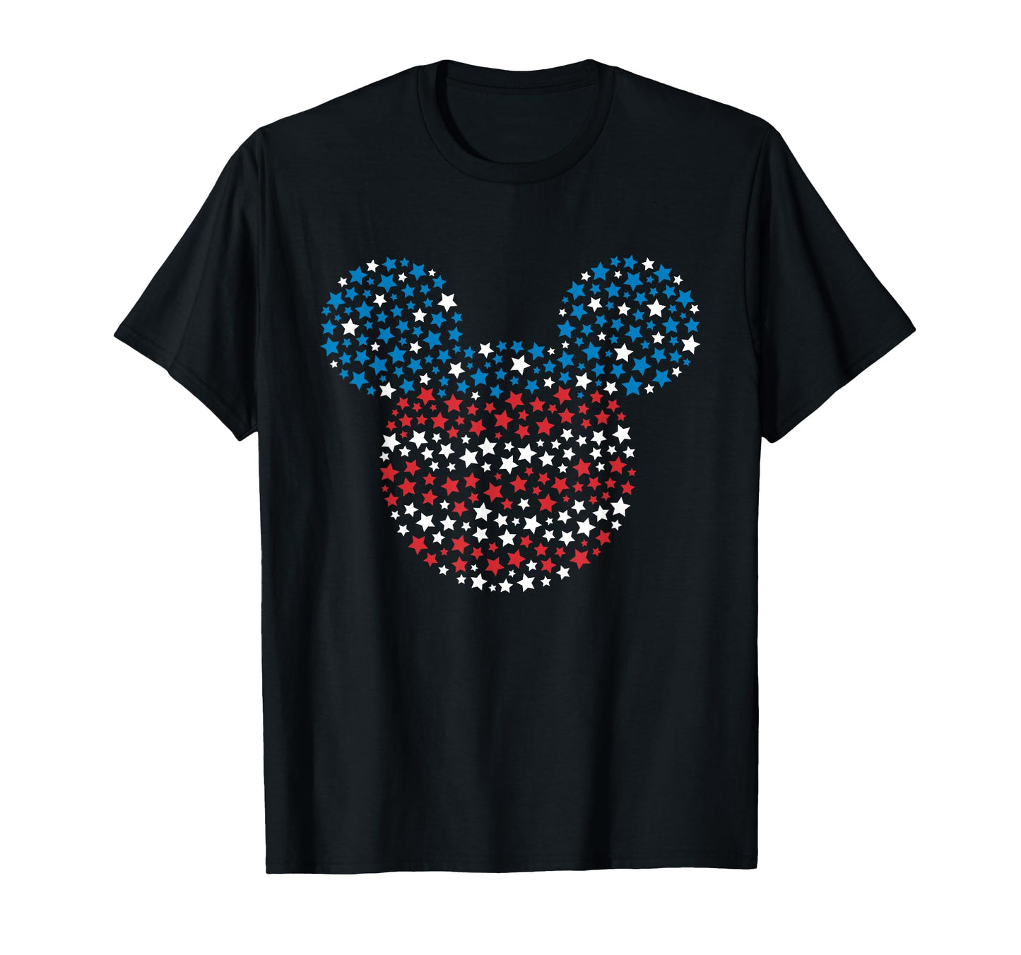 Patriotic Fan Shirt  Classic Mouse Red White and Blue Stars Tee - T-Shirt, Sweatshirt, Hoodie