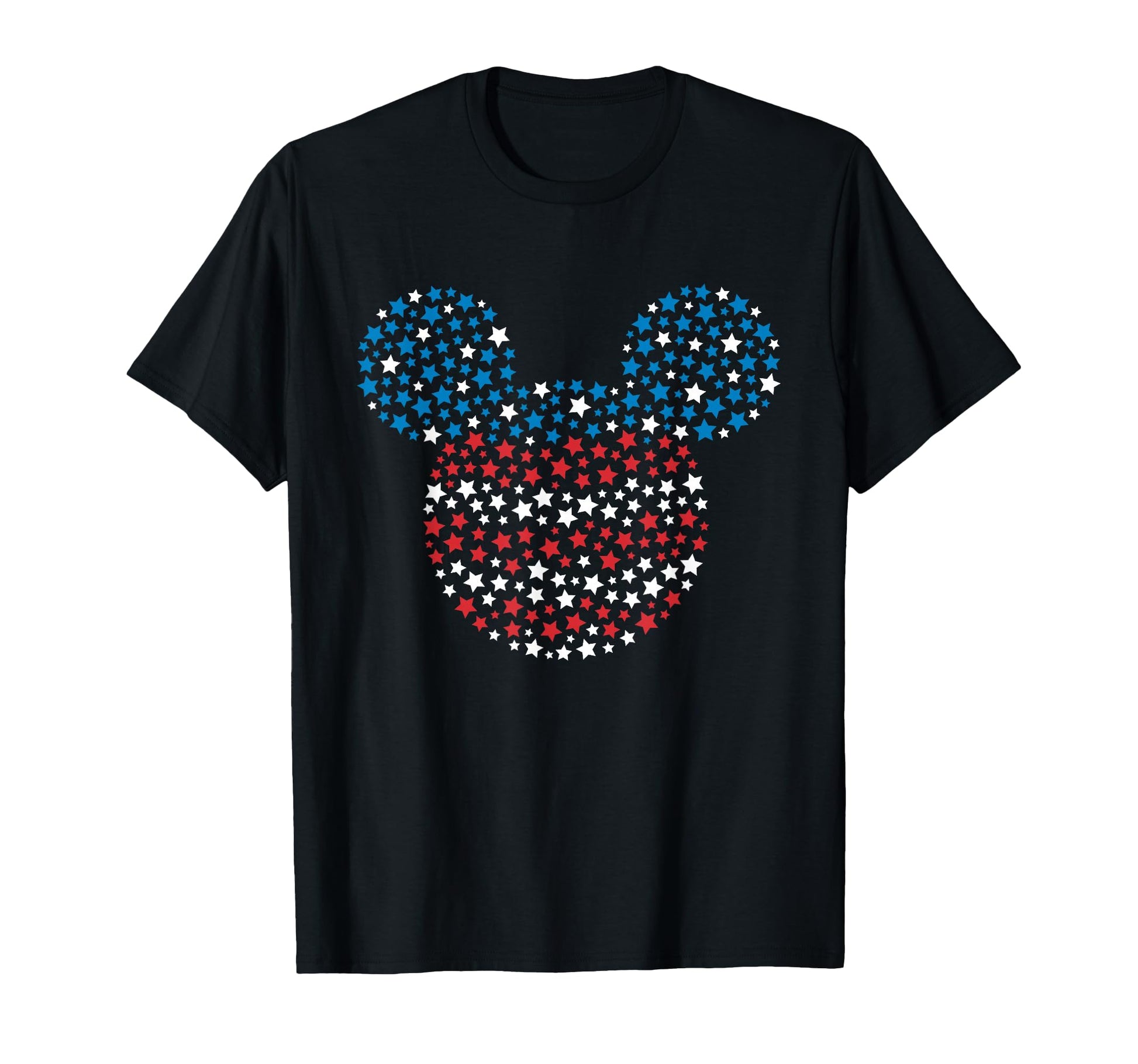 Patriotic Fan Shirt  Classic Mouse Red White and Blue Stars Tee - T-Shirt, Sweatshirt, Hoodie