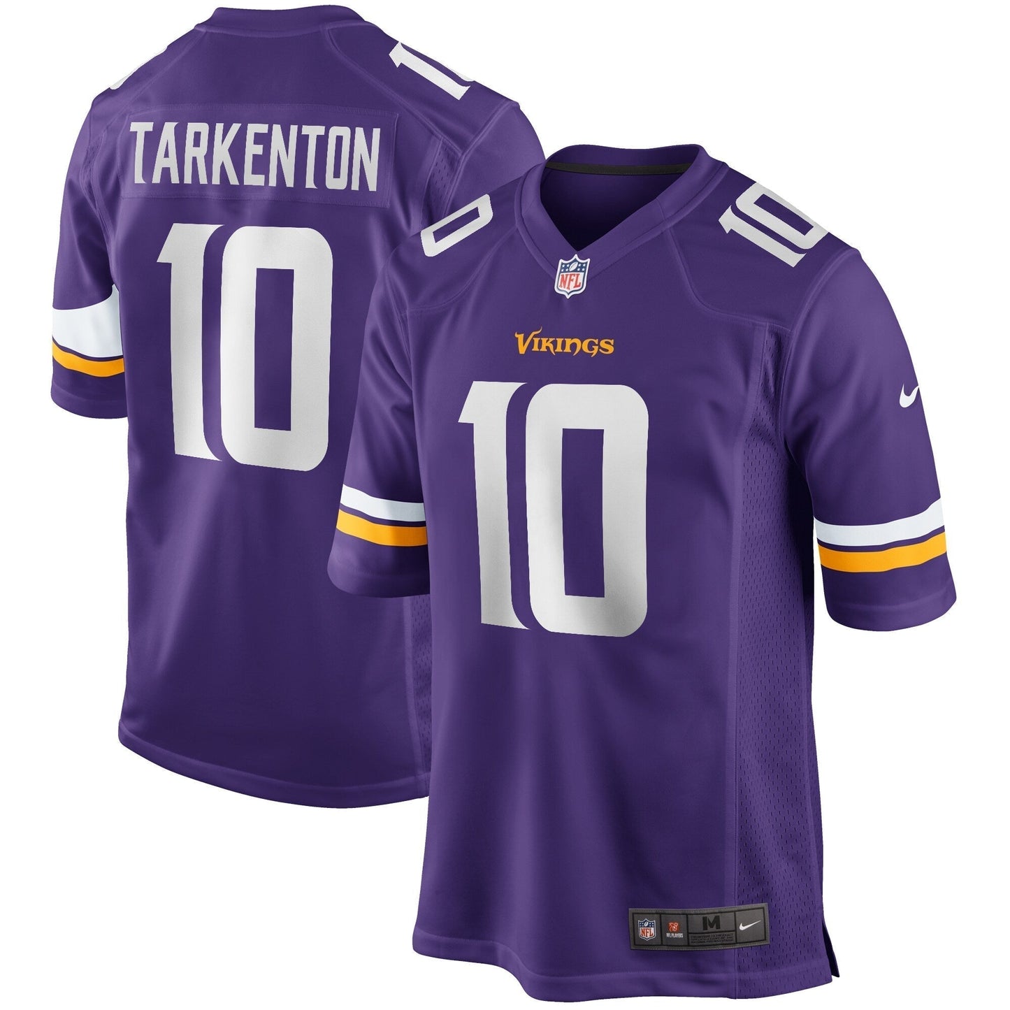 Fran Tarkenton Minnesota Vikings Nike Game Retired Jersey - Purple football jersey product view 1
