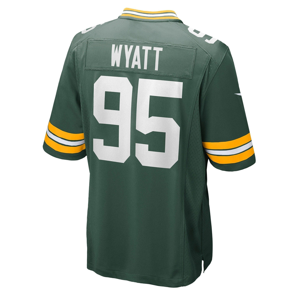 Devonte Wyatt Green Bay Packers Nike Game Jersey - Green football jersey product view 3
