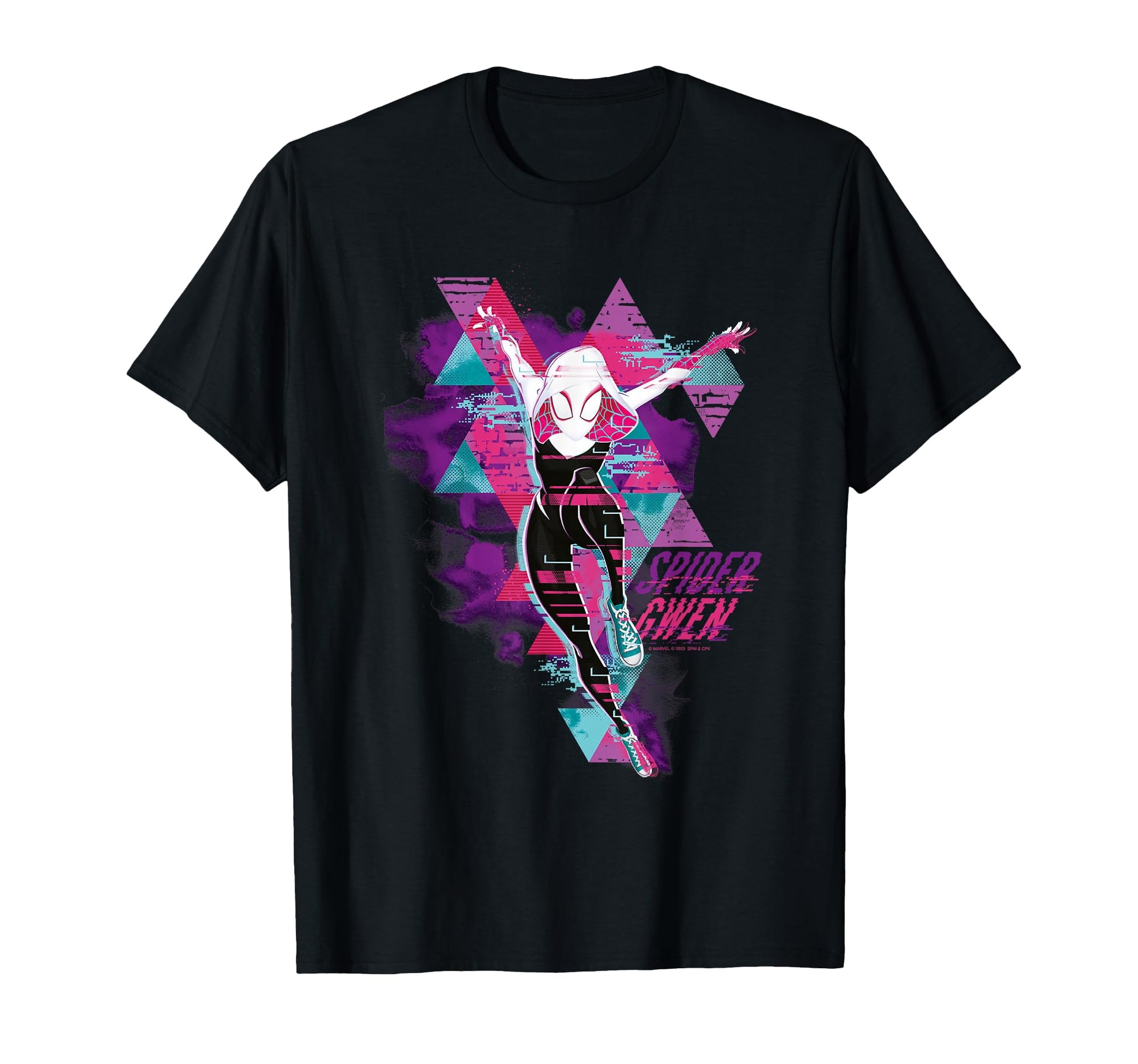 Multiverse Hero Fan Shirt  Web Heroine Glitch Graphic Tee - T-Shirt, Sweatshirt, Hoodie