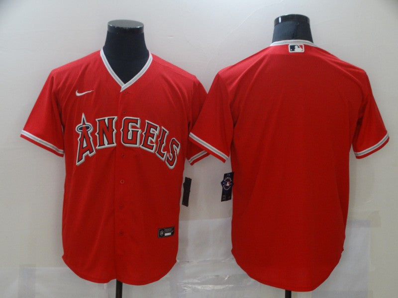 Men's Los Angeles Angels Red Alternate Replica Team Blank Jersey1 baseball jersey product view 1