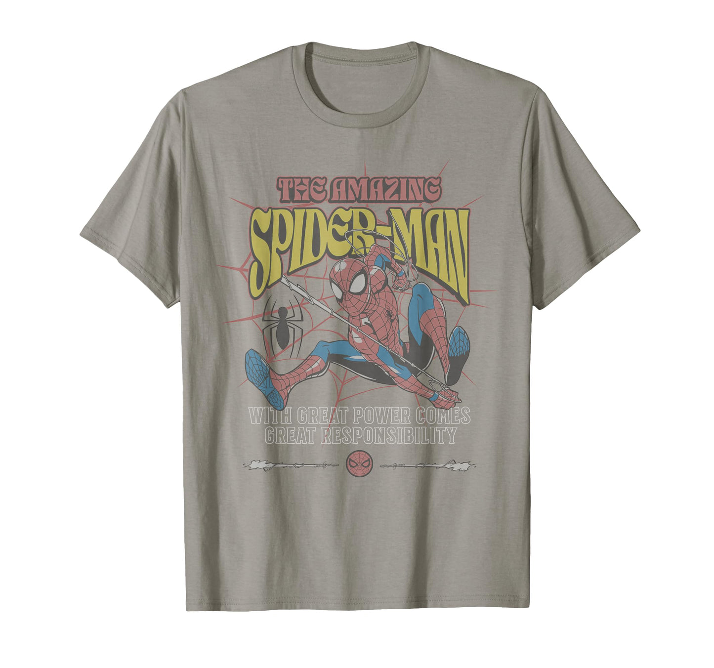 Comic Fan Apparel  Great Power Quote Graphic Tee - T-Shirt, Sweatshirt, Hoodie