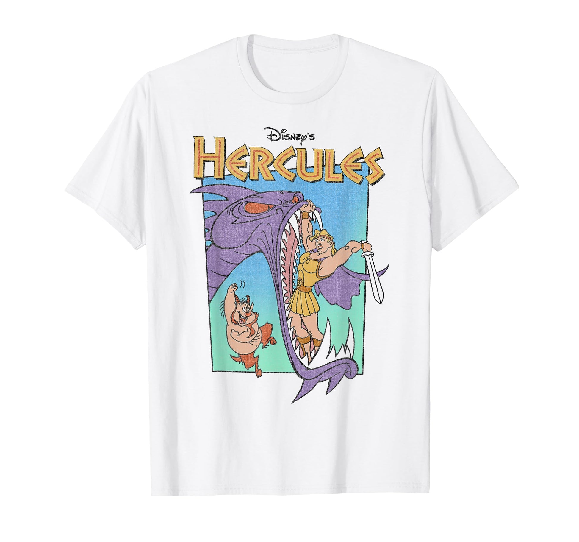 Greek Mythology Fan Shirt  Hydra Battle Retro Classic Poster Tee - T-Shirt, Sweatshirt, Hoodie