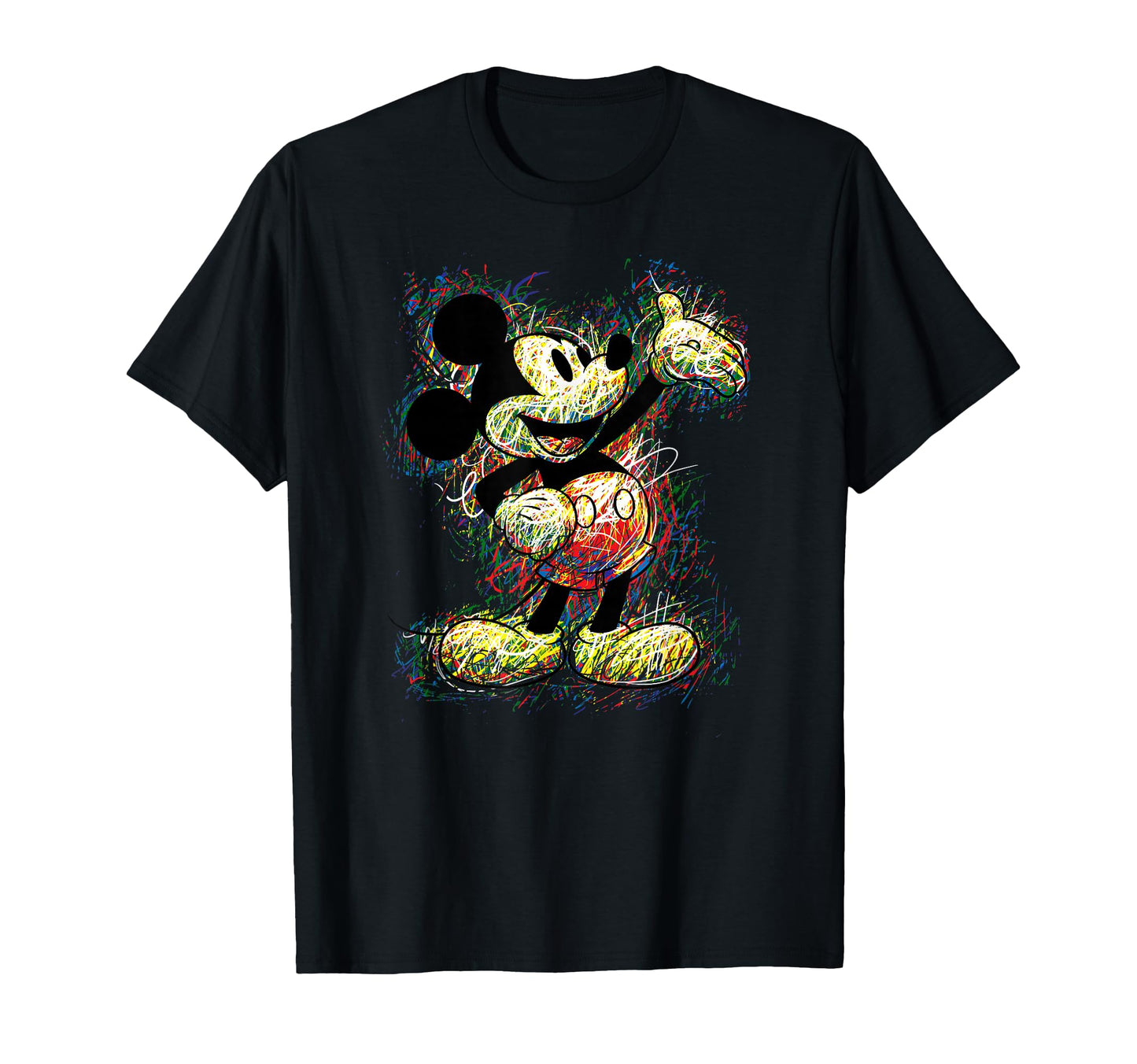 Theme Park Lover Apparel  Scribble Mouse Graphic Tee - T-Shirt, Sweatshirt, Hoodie