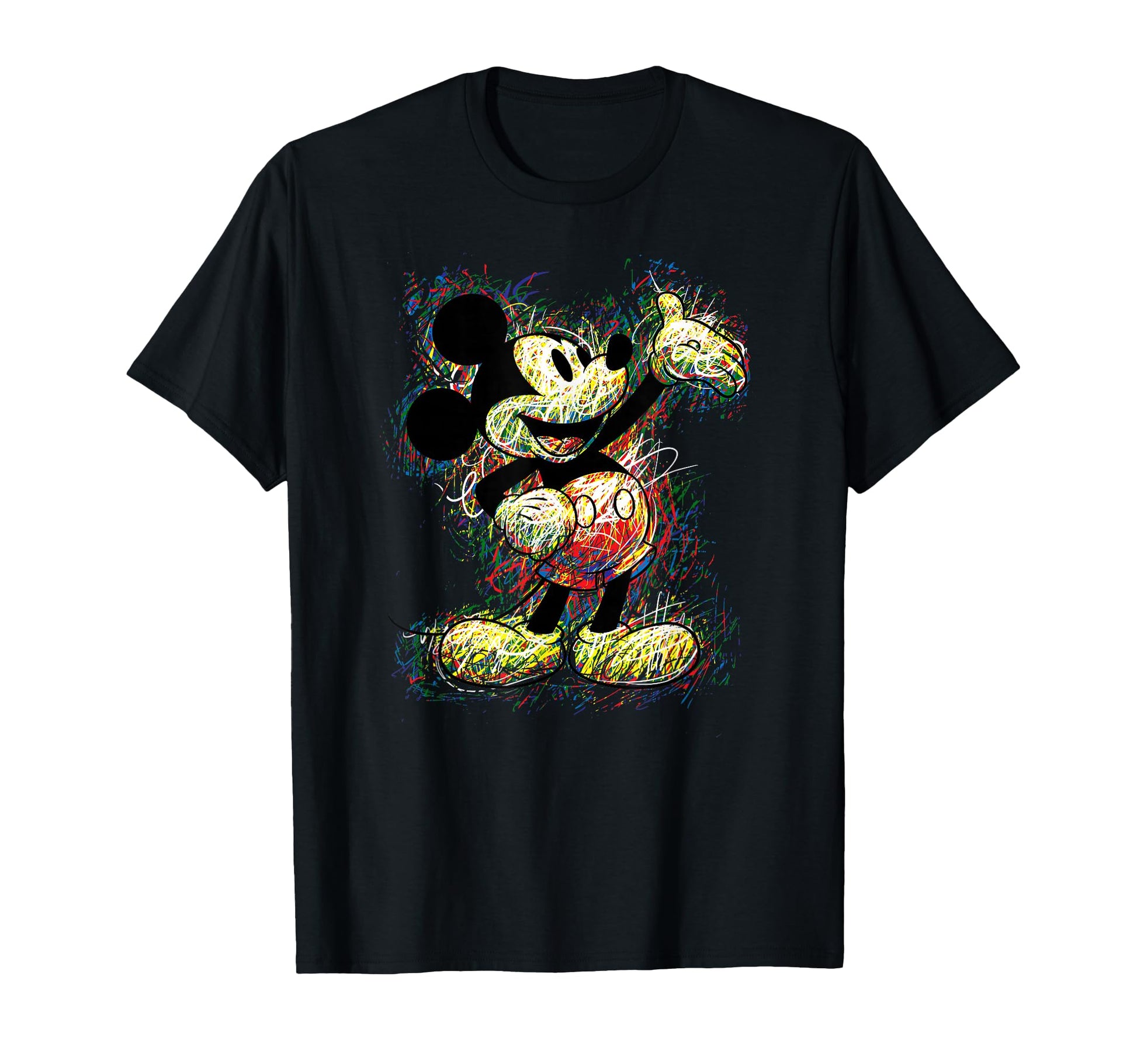 Theme Park Lover Apparel  Scribble Mouse Graphic Tee - T-Shirt, Sweatshirt, Hoodie