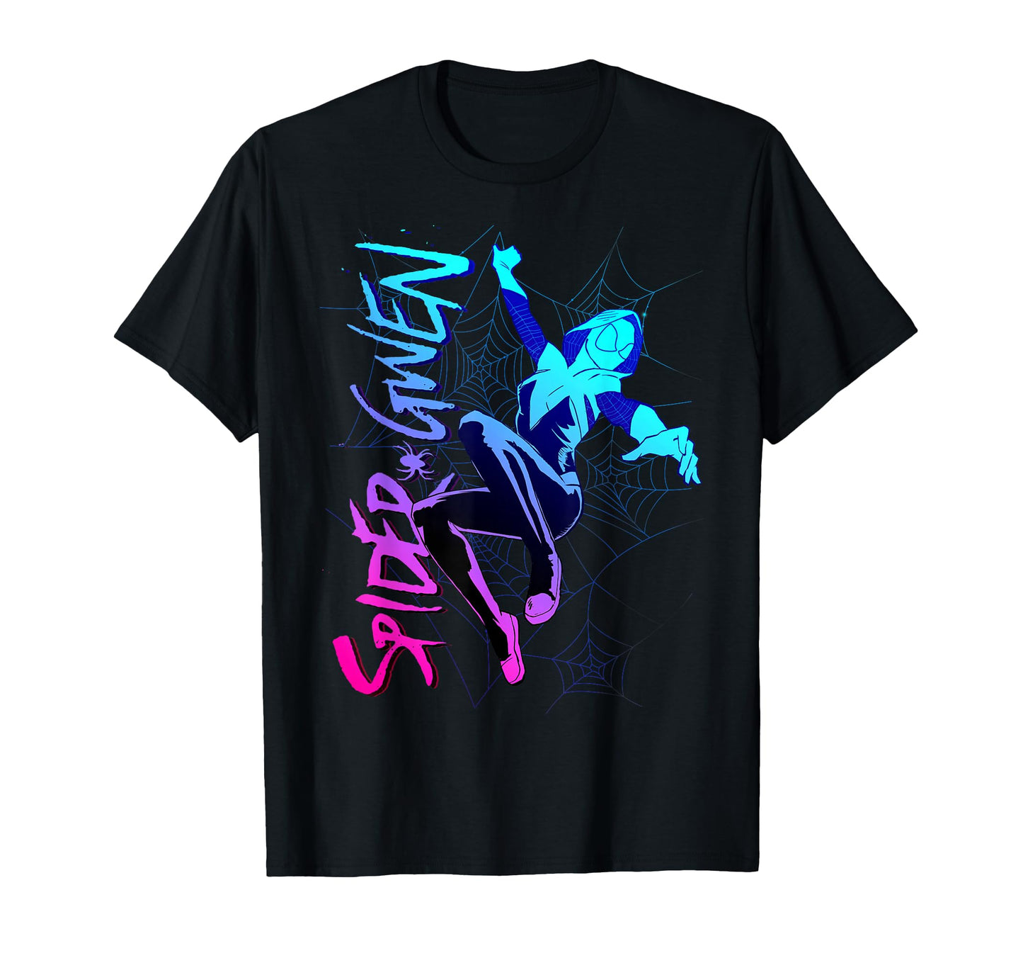 Web Heroine Fan Shirt  Neon Gradient Web Graphic Tee - T-Shirt, Sweatshirt, Hoodie
