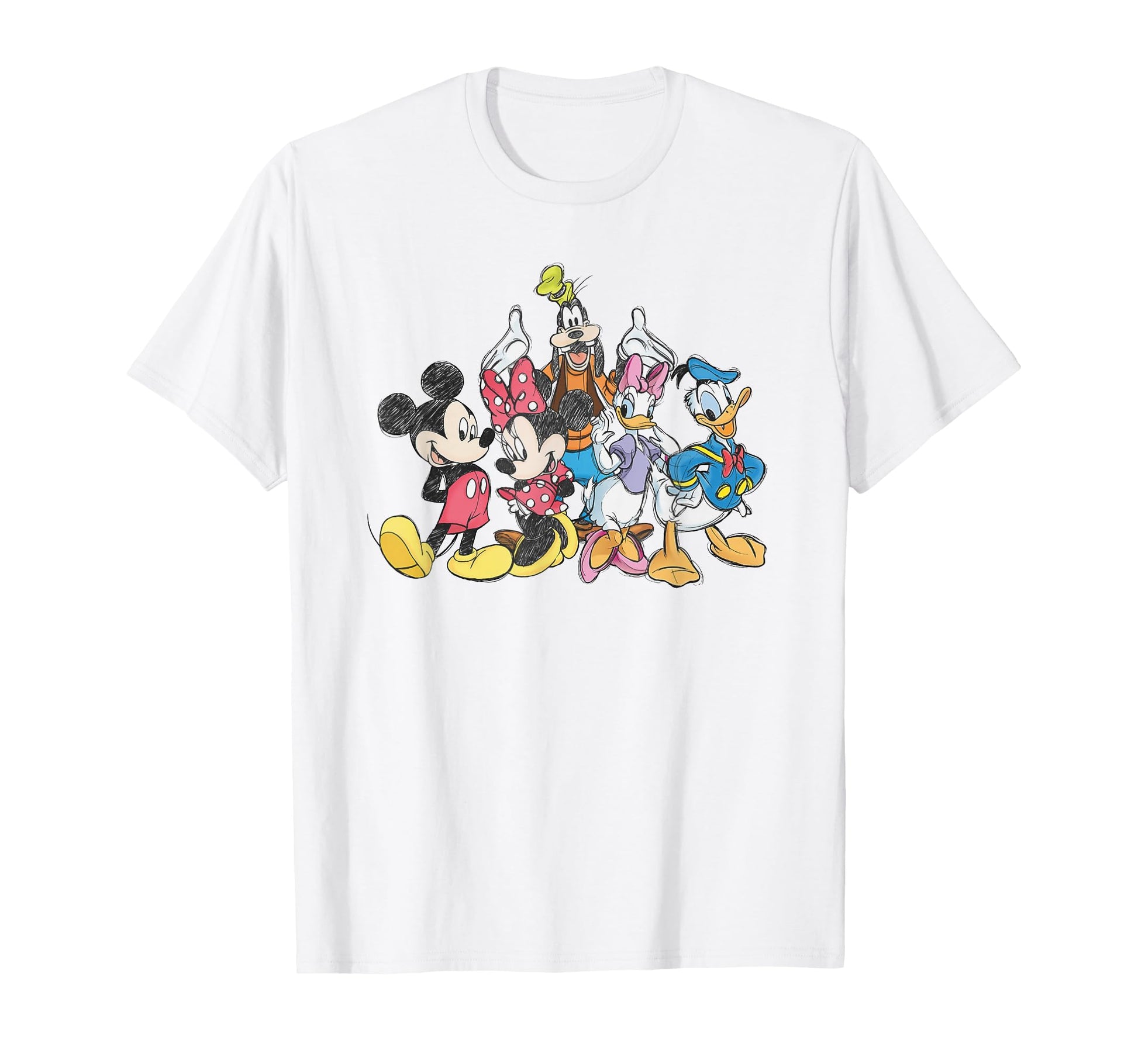 Classic Cartoon Fan Apparel  Mouse & Friends Short Sleeve Tee - T-Shirt, Sweatshirt, Hoodie
