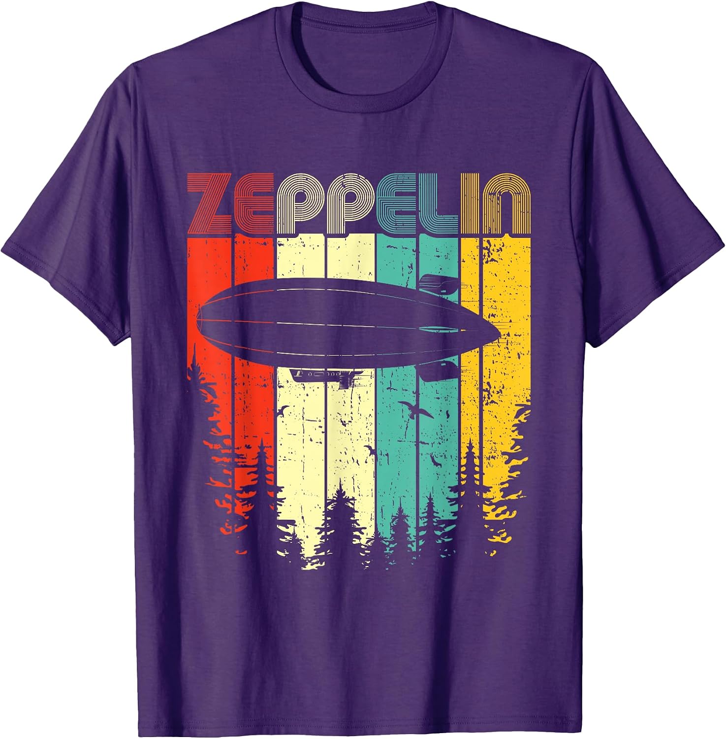 Retro Vintage Zeppelin Dirigible Airship - Adult & Kids T-Shirts, Sweatshirts & Hoodies apparel design preview 1