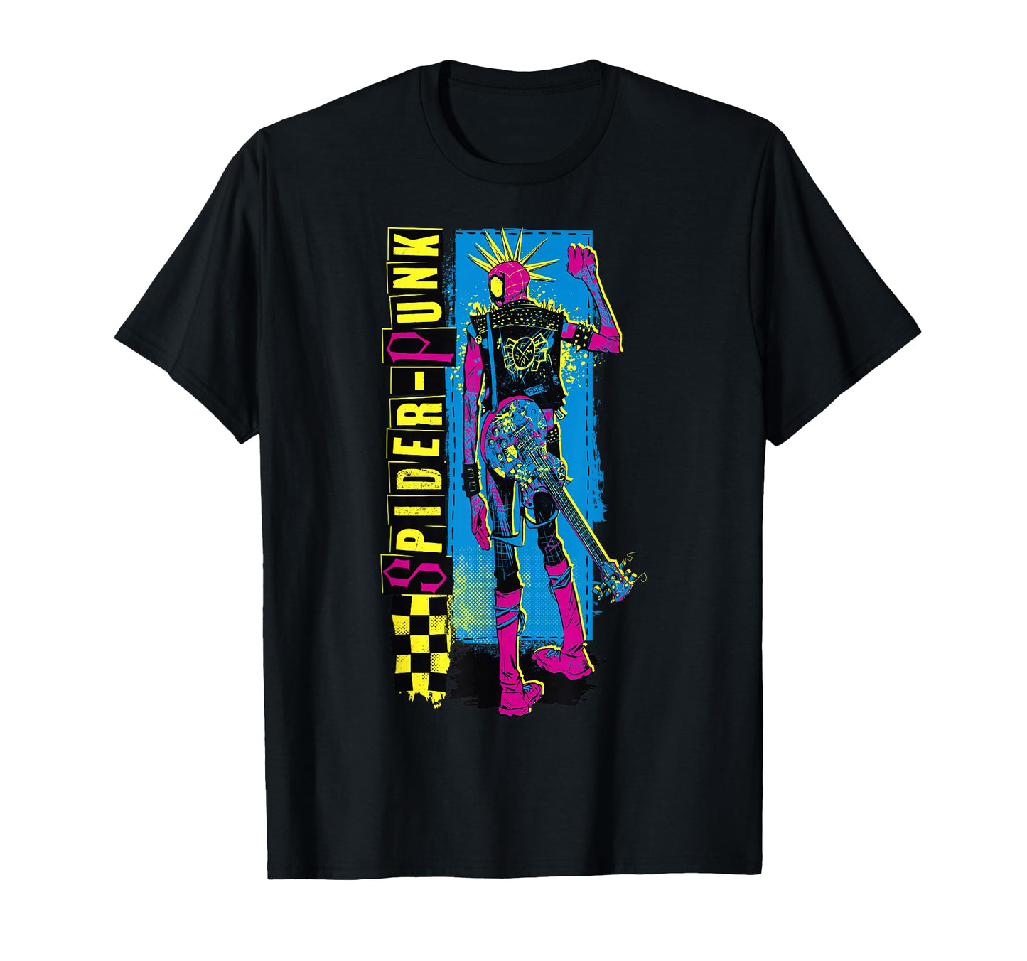 Multiverse Hero Apparel  Punk Web Slinger Graphic Tee - T-Shirt, Sweatshirt, Hoodie