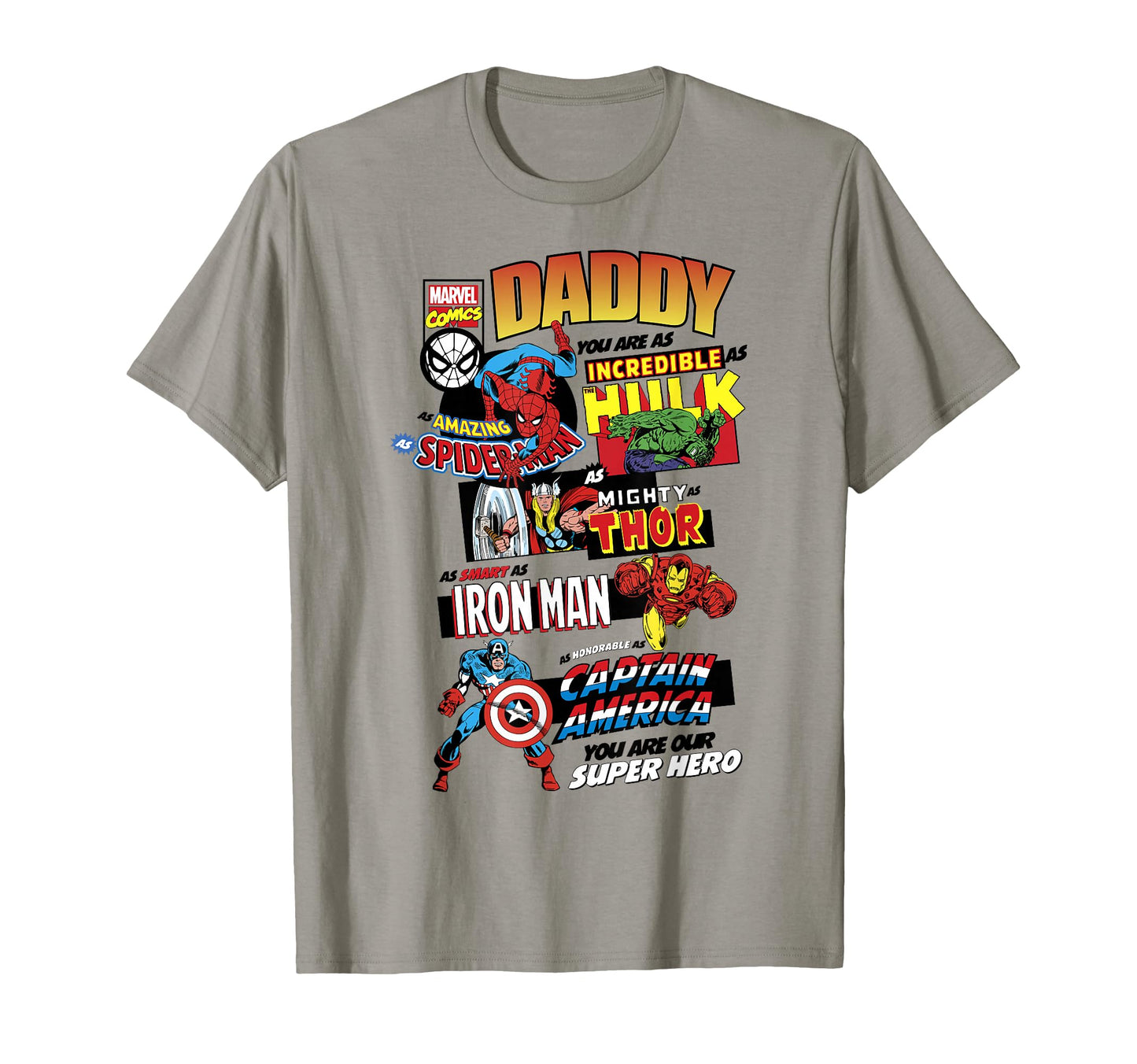 Father's Day Gift Shirt  Retro Hero Squad Graphic Tee - T-Shirt, Sweatshirt, Hoodie