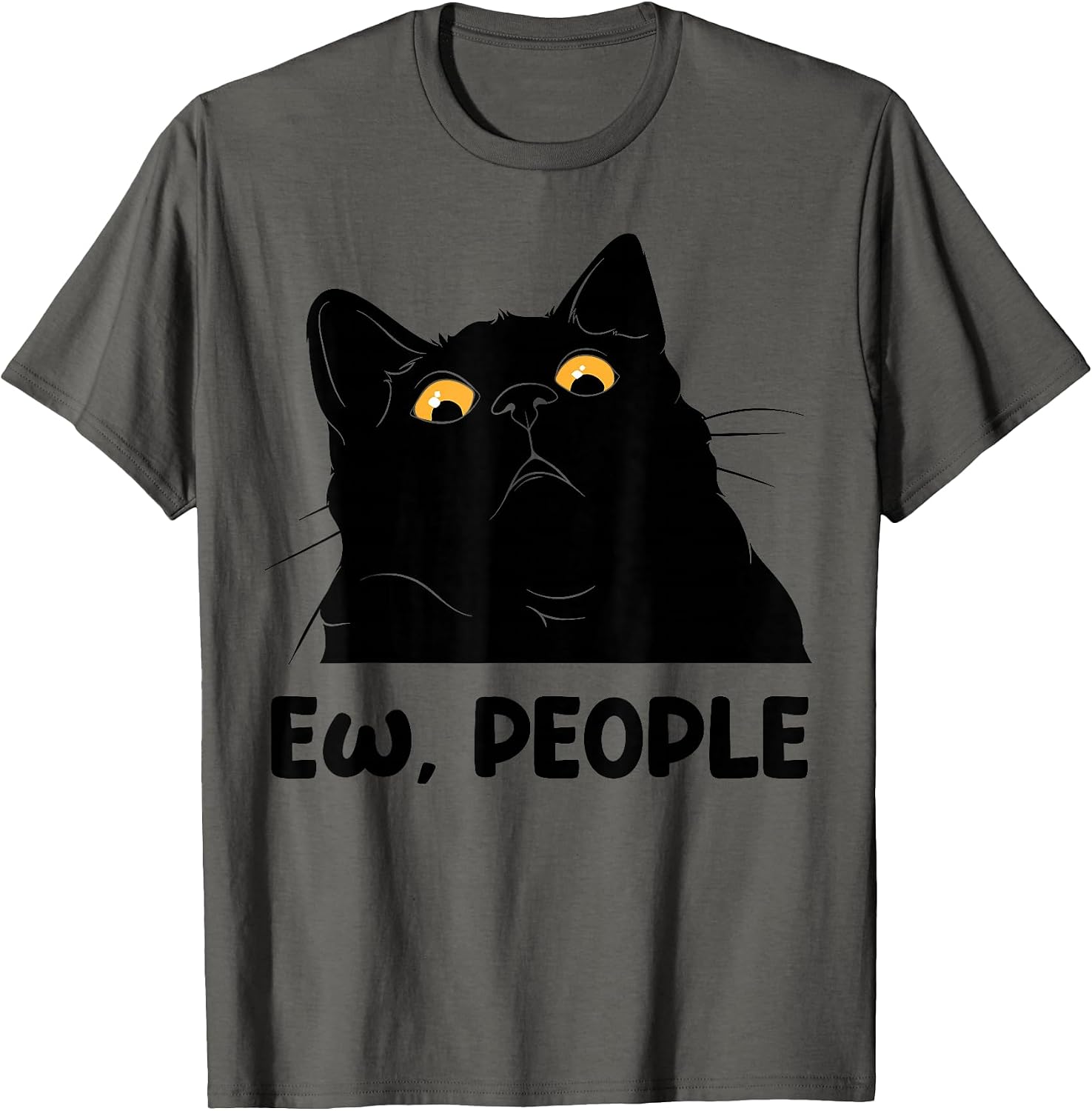 Ew People Funny Black Cat Lover for Women Men Fun - Adult & Kids T-Shirts, Sweatshirts & Hoodies apparel design preview 1