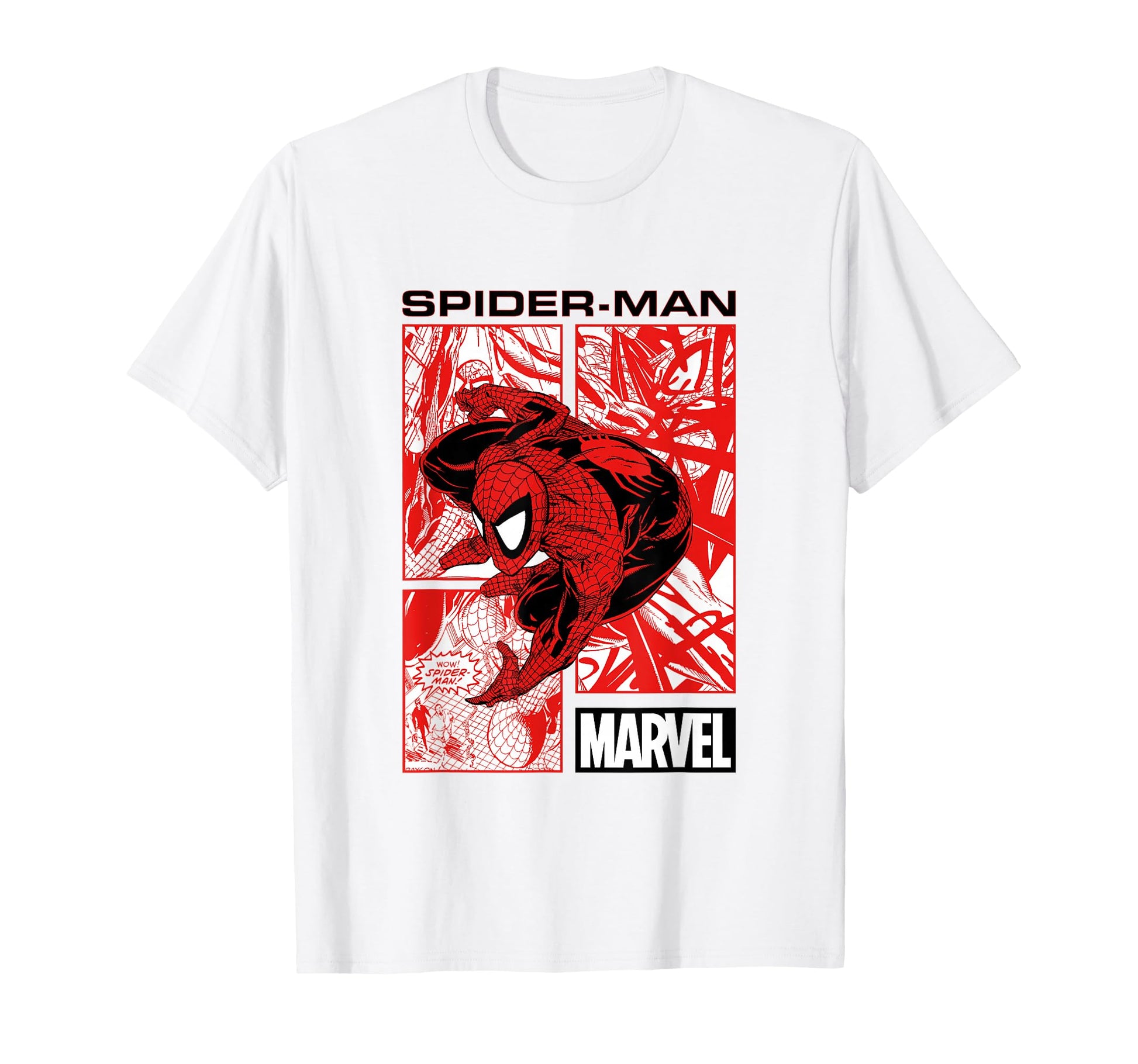 Vintage Comic Fan Apparel  Classic Red Box Up Graphic Tee - T-Shirt, Sweatshirt, Hoodie