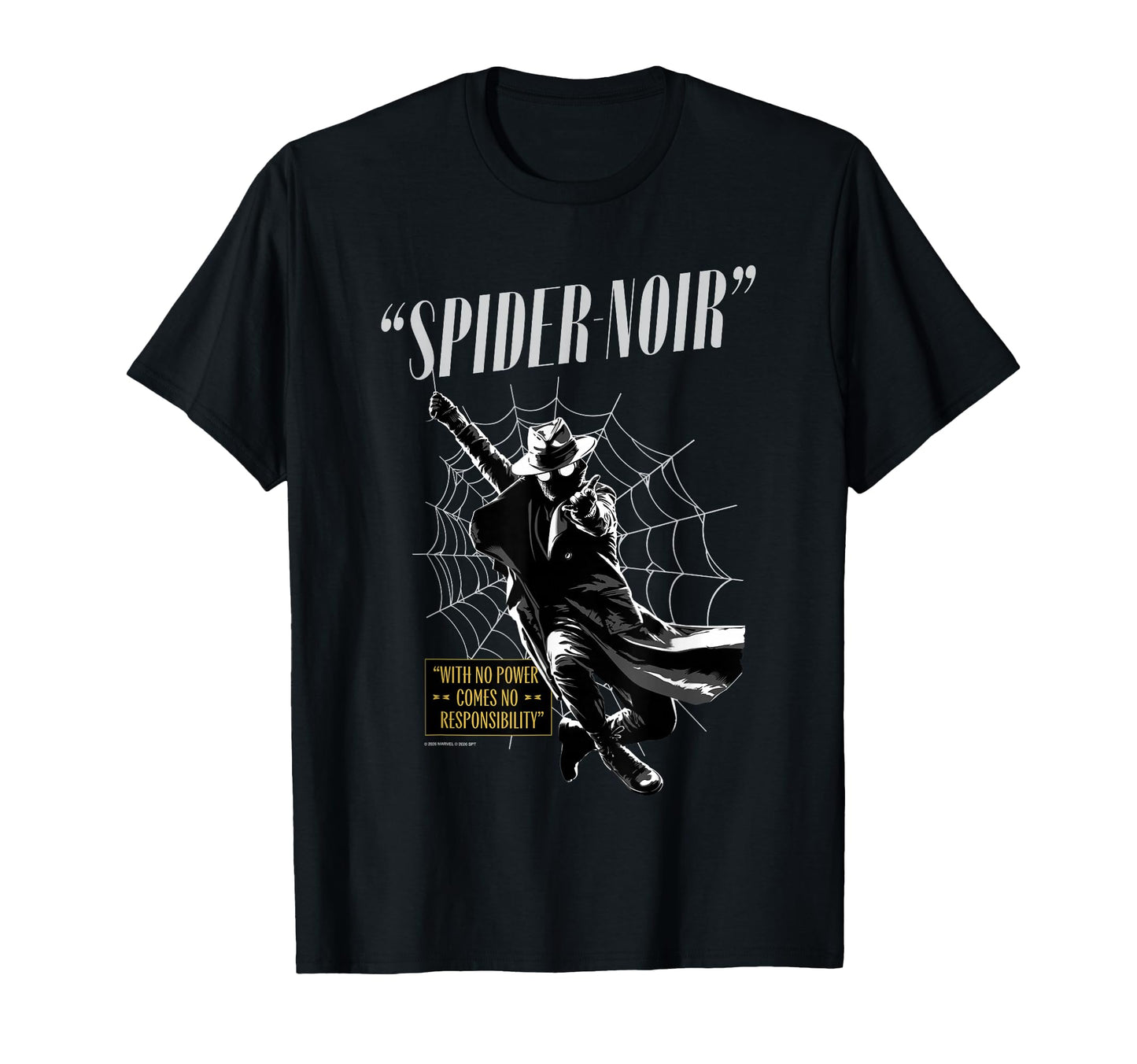 Noir Hero Fan Apparel  Detective Web Swing Retro Tee - T-Shirt, Sweatshirt, Hoodie