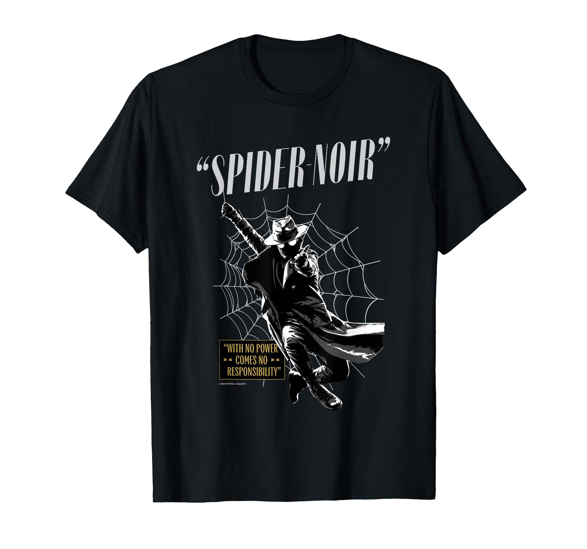 Noir Hero Fan Apparel  Detective Web Swing Retro Tee - T-Shirt, Sweatshirt, Hoodie