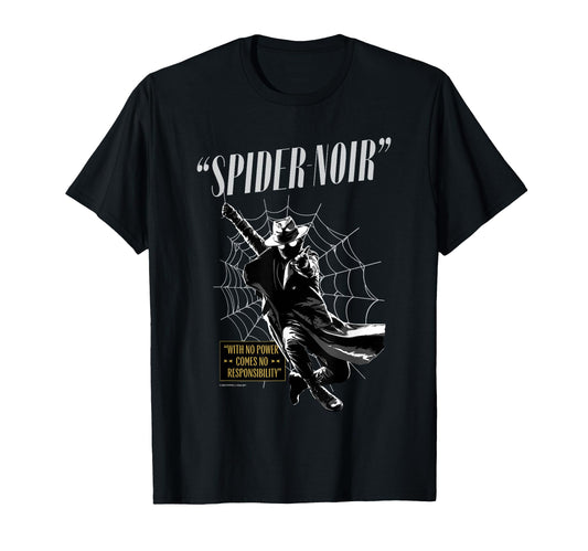Noir Hero Fan Apparel  Detective Web Swing Retro Tee - T-Shirt, Sweatshirt, Hoodie