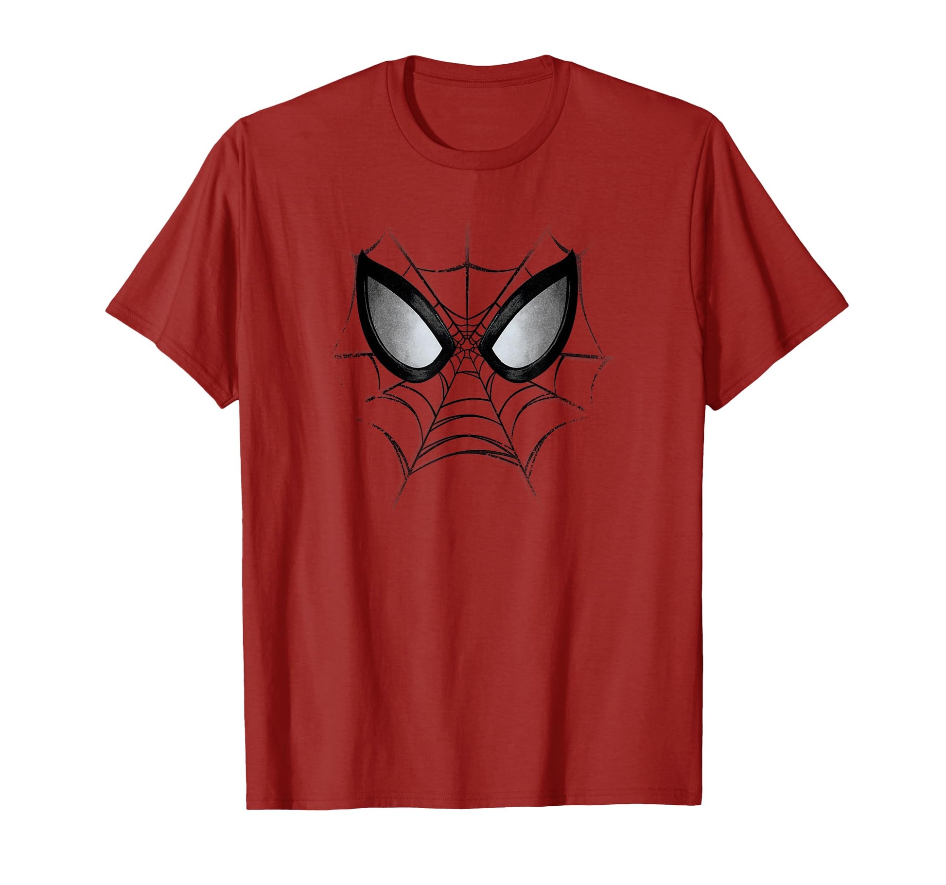 Comic Hero Fan Shirt  Web Mask Big Face Graphic Tee - T-Shirt, Sweatshirt, Hoodie