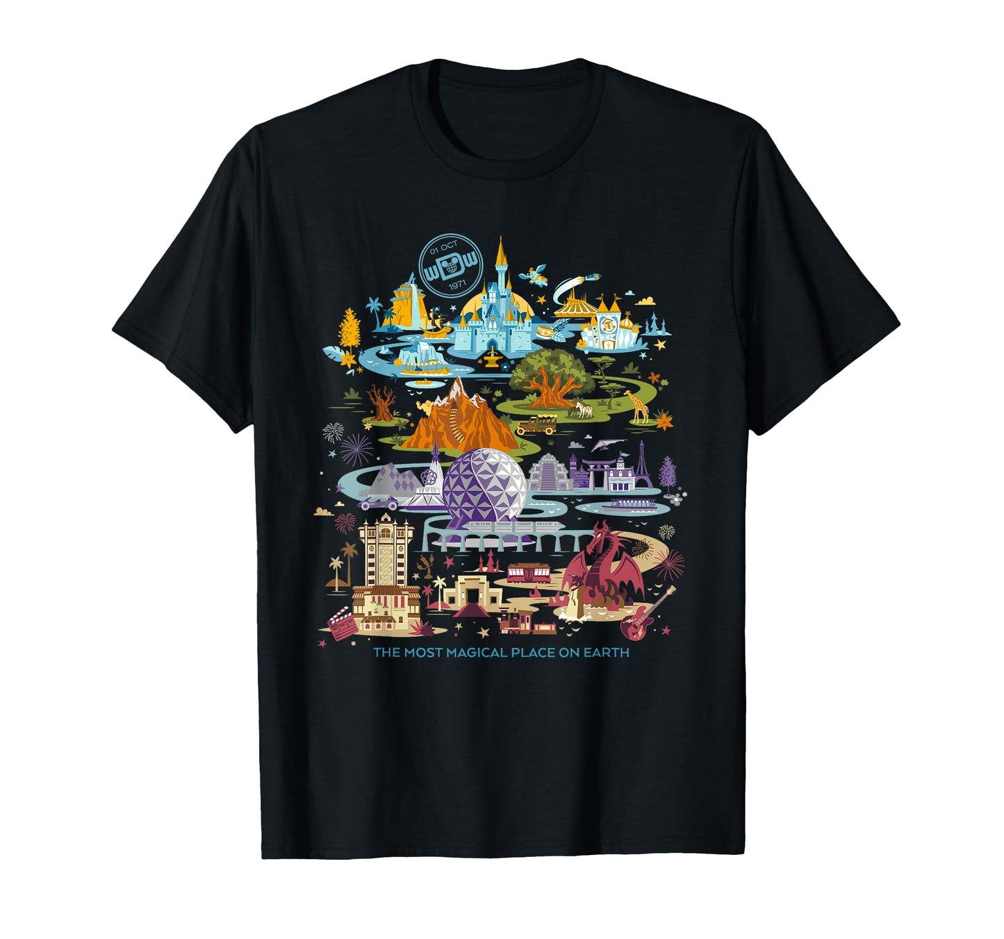 Theme Park Anniversary Apparel  50th Celebration Graphic Tee - T-Shirt, Sweatshirt, Hoodie