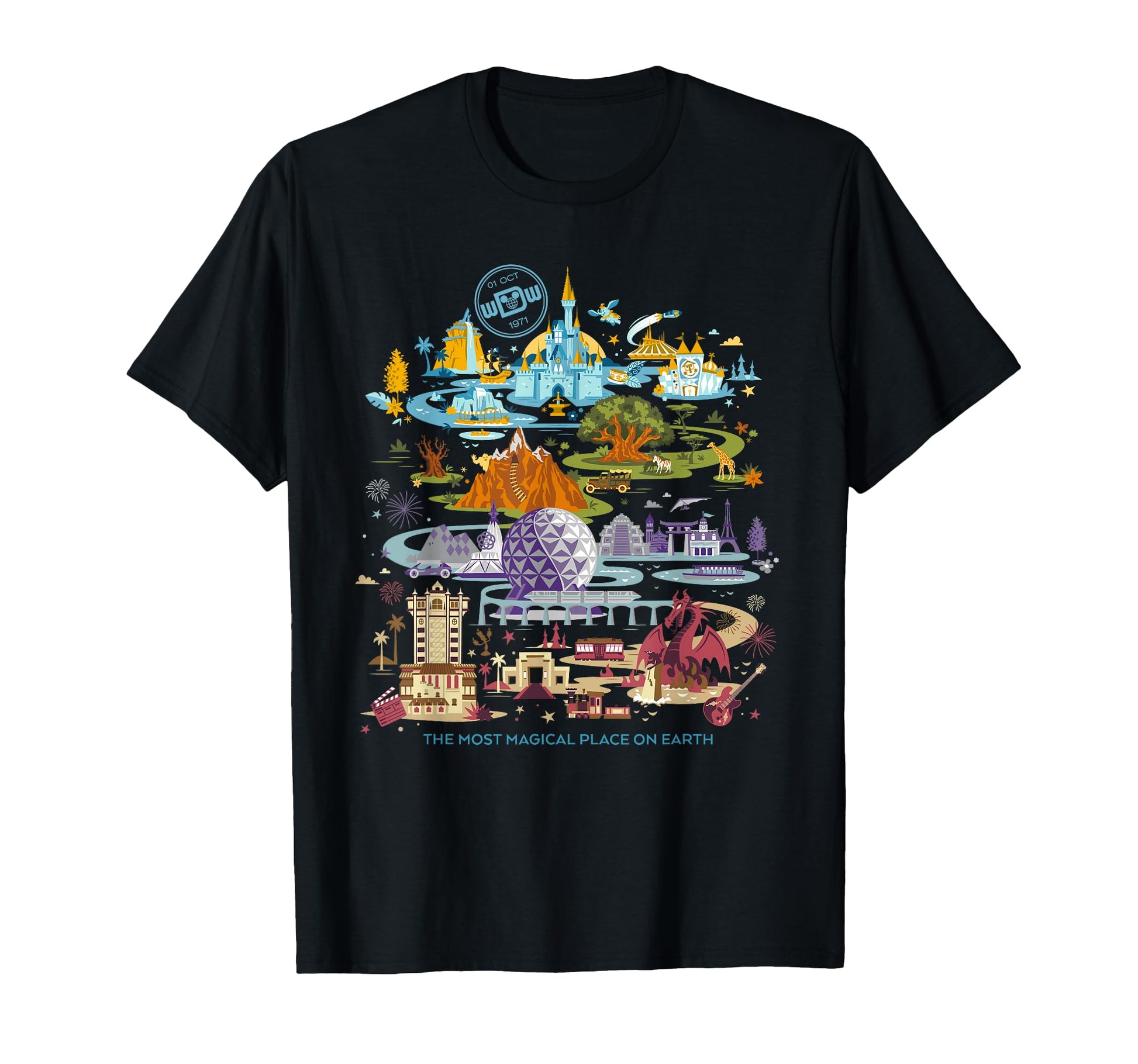 Theme Park Anniversary Apparel  50th Celebration Graphic Tee - T-Shirt, Sweatshirt, Hoodie
