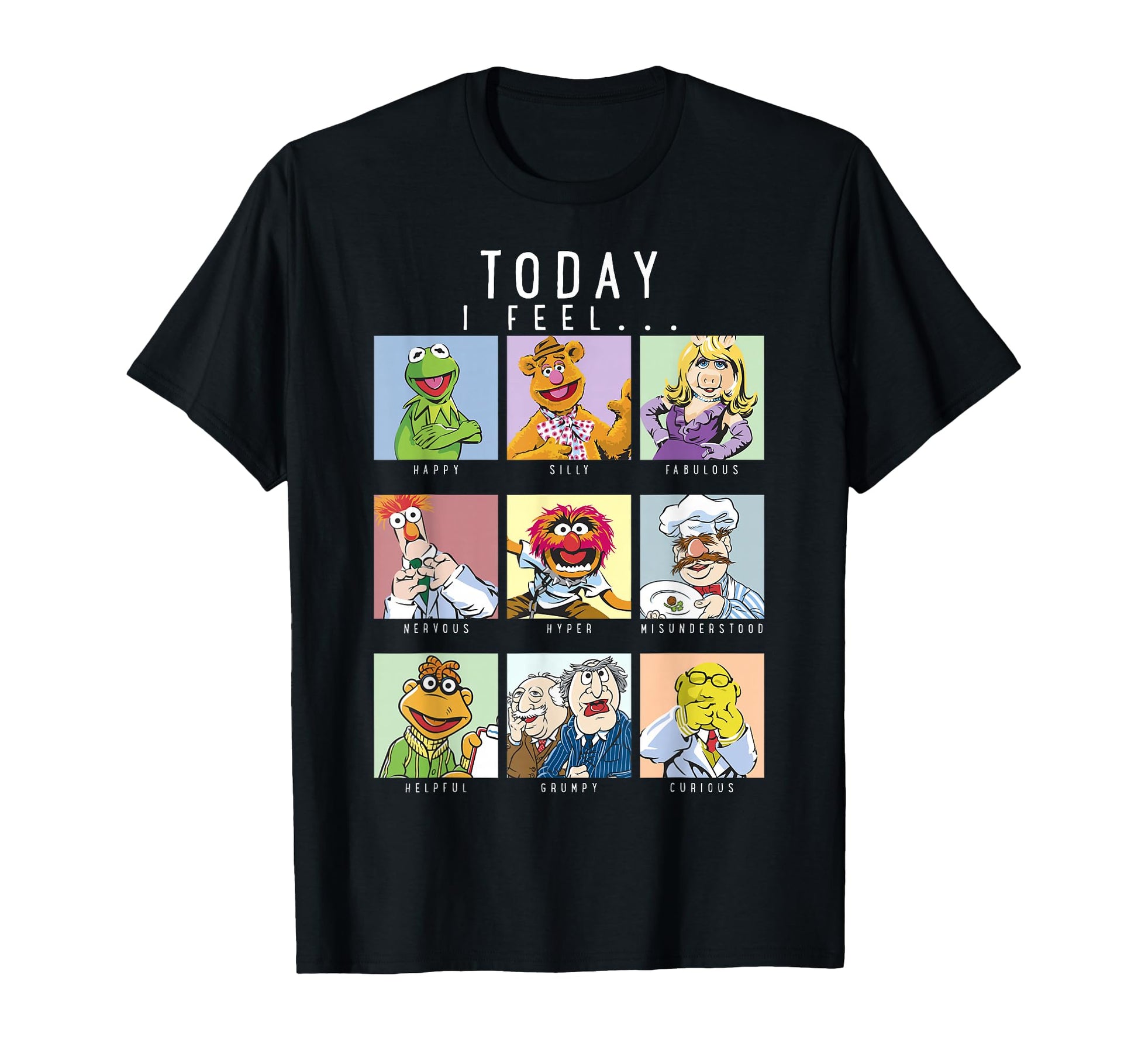 Comedy Puppet Fan Shirt  Today I Feel Character Portraits Tee - T-Shirt, Sweatshirt, Hoodie