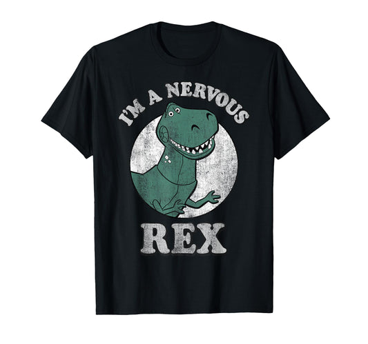 Toy Adventure Fan Shirt  Nervous Green Dinosaur Graphic Tee - T-Shirt, Sweatshirt, Hoodie