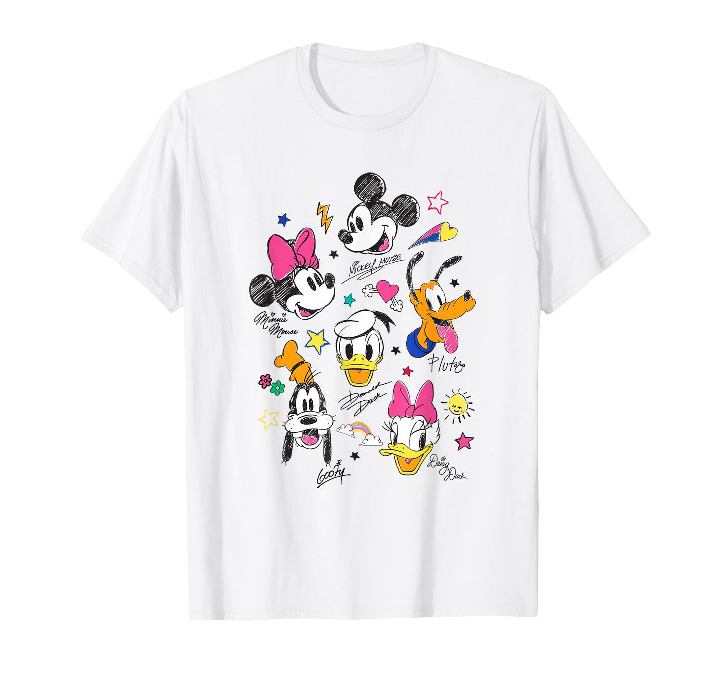 Best Friend Matching Shirt  Retro Doodle Faces Graphic Tee - T-Shirt, Sweatshirt, Hoodie