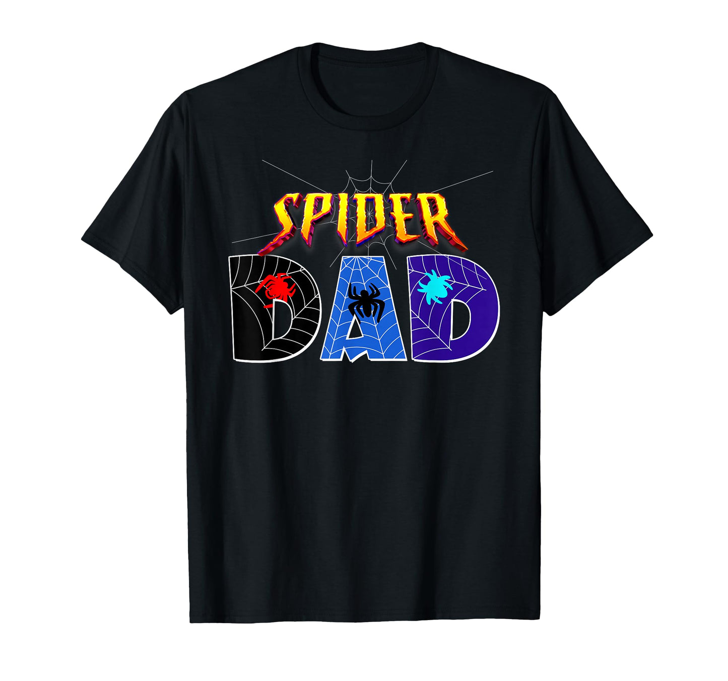 Father's Day Matching Shirt  Spider Dad Birthday Party Tee - T-Shirt, Sweatshirt, Hoodie