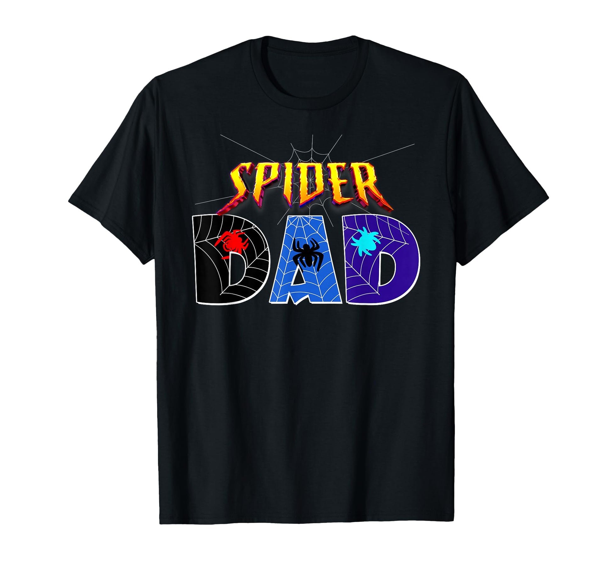 Father's Day Matching Shirt  Spider Dad Birthday Party Tee - T-Shirt, Sweatshirt, Hoodie