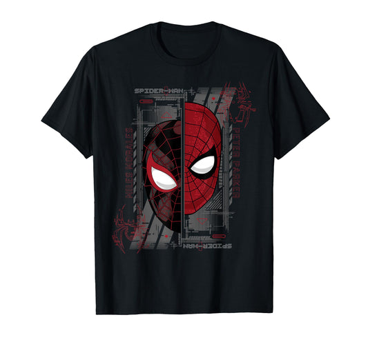 Multiverse Hero Apparel  Split Mask Graphic Tee - T-Shirt, Sweatshirt, Hoodie