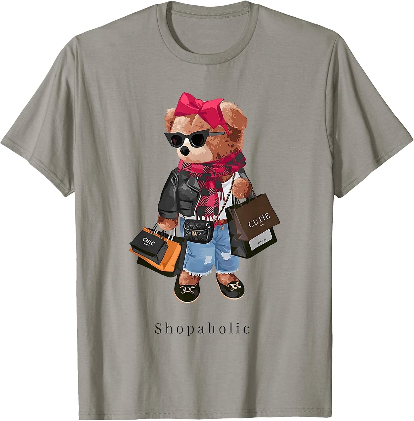 Trendy Teddy Shopaholic Fashion Co - Adult & Kids T-Shirts, Sweatshirts & Hoodies apparel design preview 1