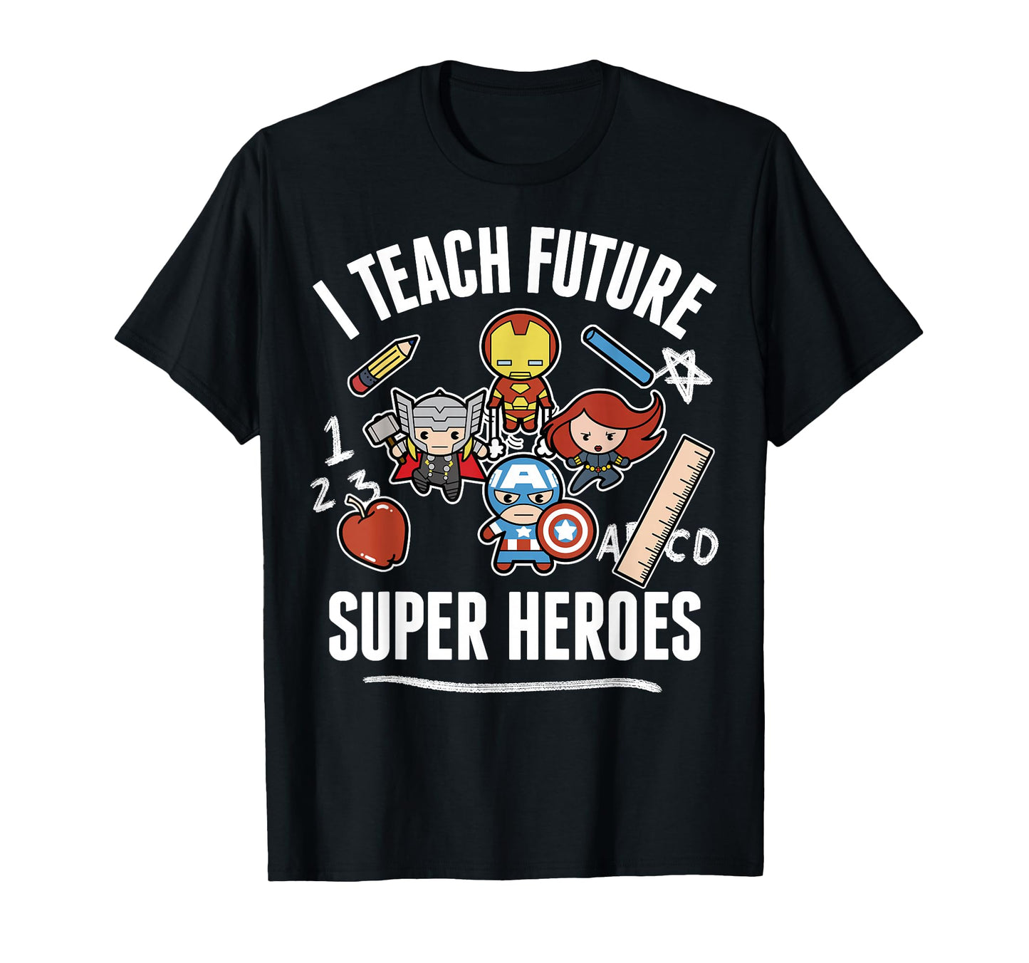 Comic Fan Apparel  Classic Super Heroes Graphic Tee - T-Shirt, Sweatshirt, Hoodie