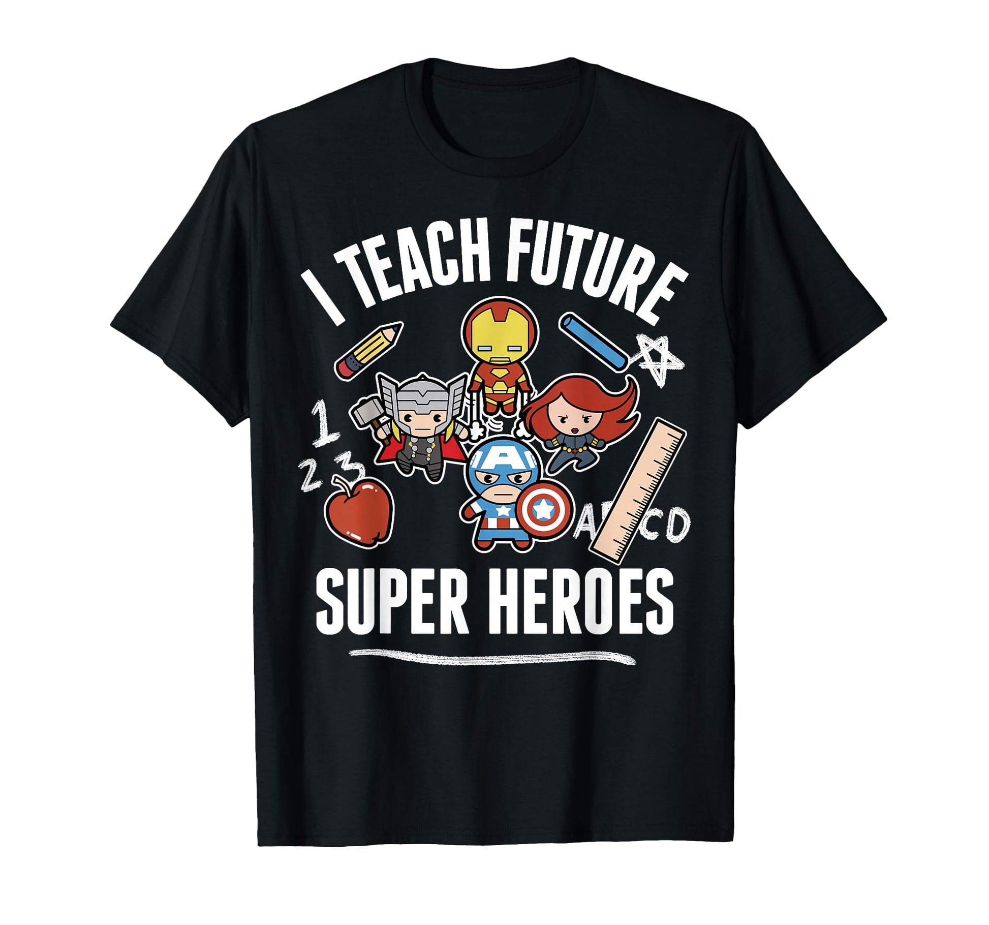 Comic Fan Apparel  Classic Super Heroes Graphic Tee - T-Shirt, Sweatshirt, Hoodie