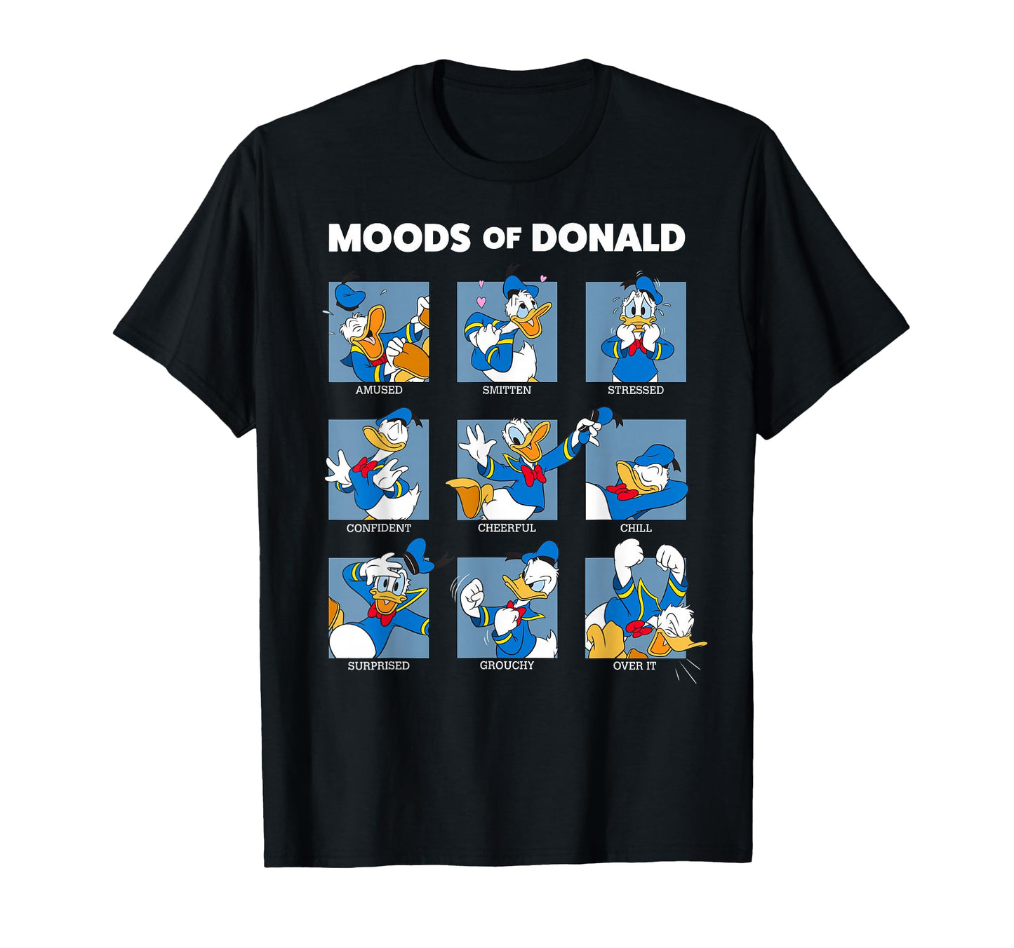 Theme Park Lover Apparel  Moods Of Angry Duck Graphic Tee - T-Shirt, Sweatshirt, Hoodie