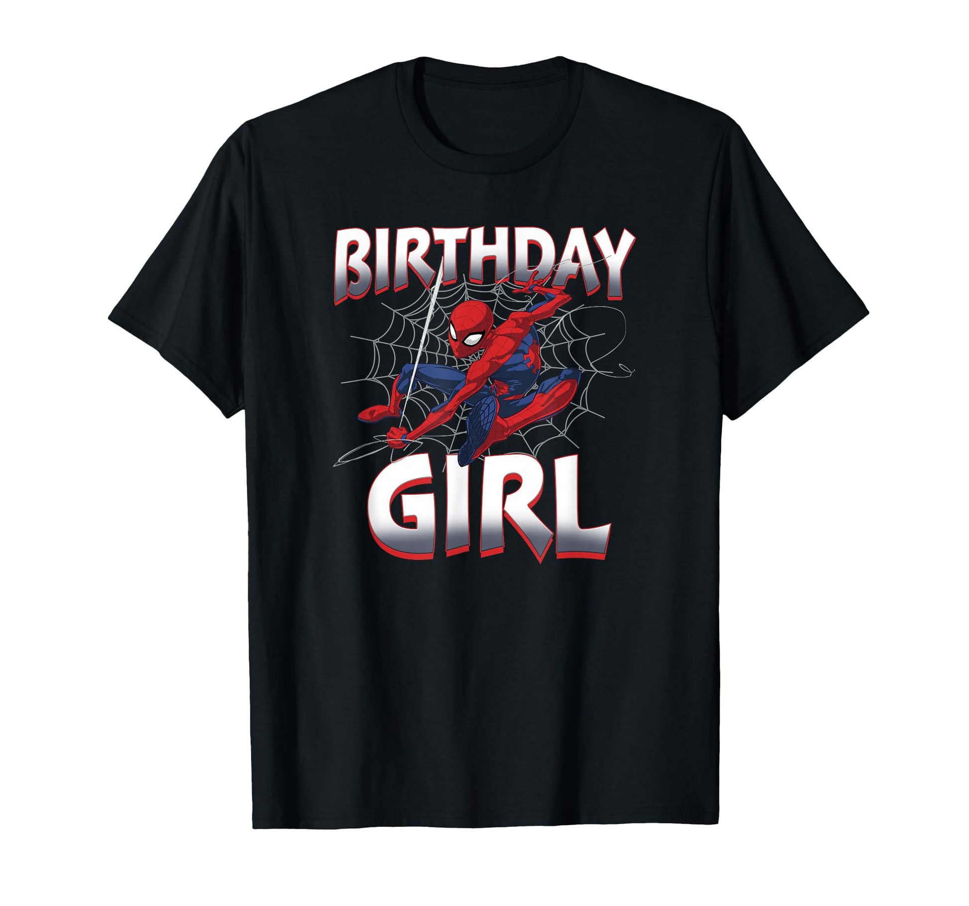 Birthday Girl Apparel  Web Slinger Graphic Tee - T-Shirt, Sweatshirt, Hoodie