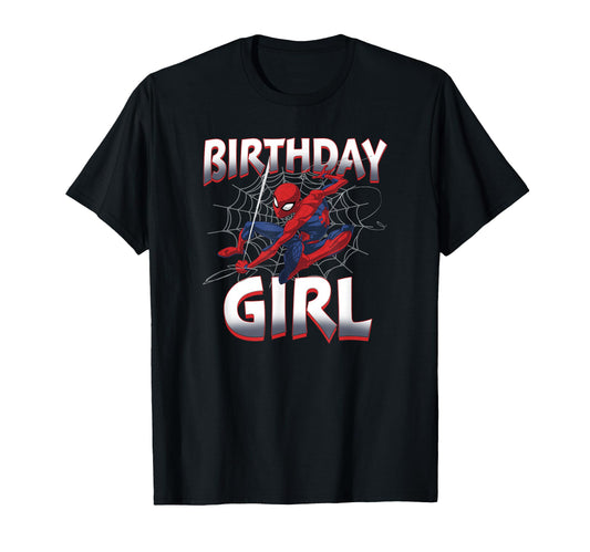 Birthday Girl Apparel  Web Slinger Graphic Tee - T-Shirt, Sweatshirt, Hoodie