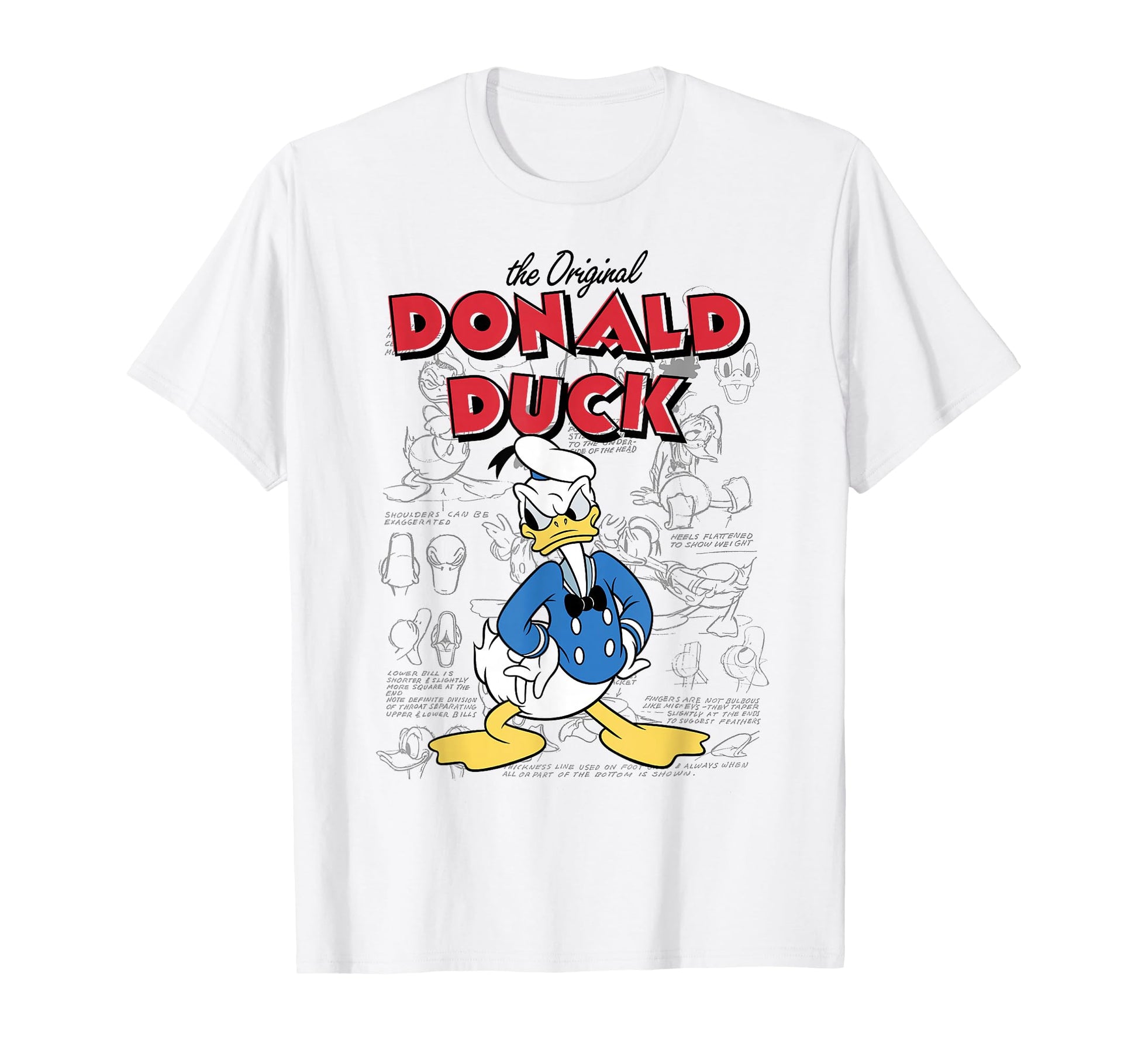 Classic Cartoon Fan Shirt  Sailor Duck Sketches Graphic Tee - T-Shirt, Sweatshirt, Hoodie