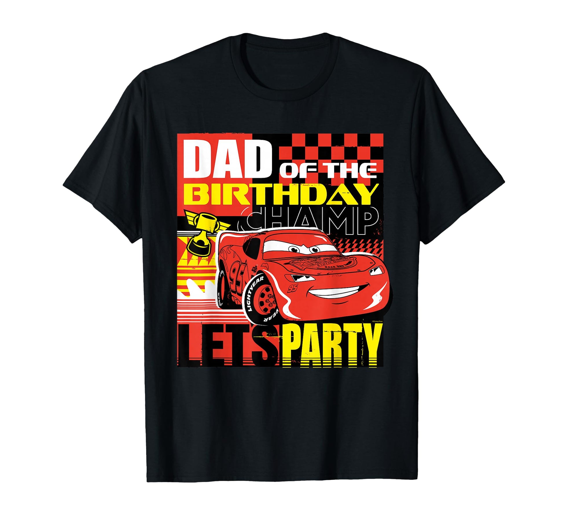 Birthday Party Apparel  Racing Car Dad Of The Champ Tee - T-Shirt, Sweatshirt, Hoodie